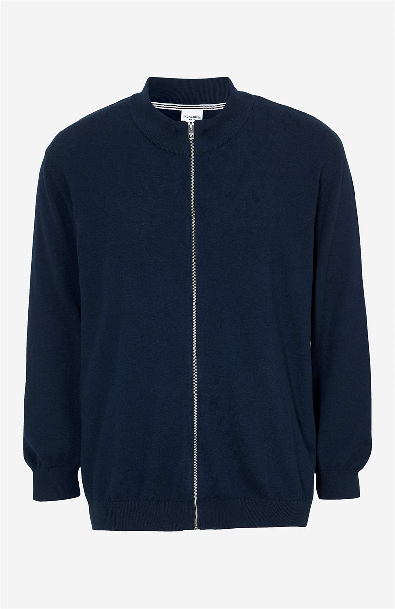Jemn? pleten? kardigan se zipem Emil knit turtle zip