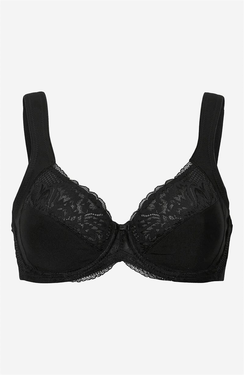 Romantick? podprsenka s kosticemi s hezk?mi krajkov?mi detaily Modern Lace+ Cotton
