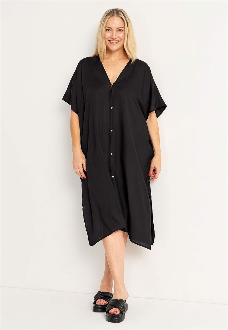 Plážový kaftan s knoflíky
