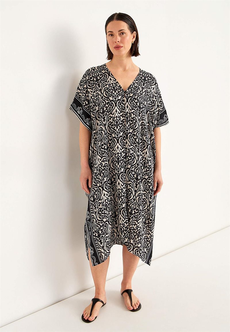 Plážový kaftan s knoflíky