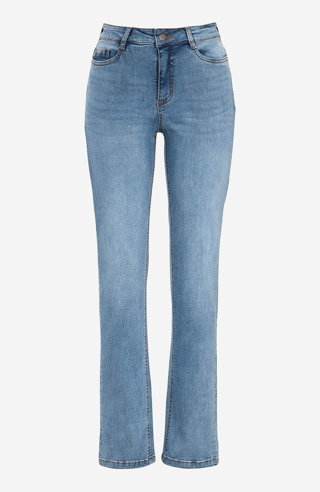 Pohodlné strečové džíny s rovným střihem Linnea