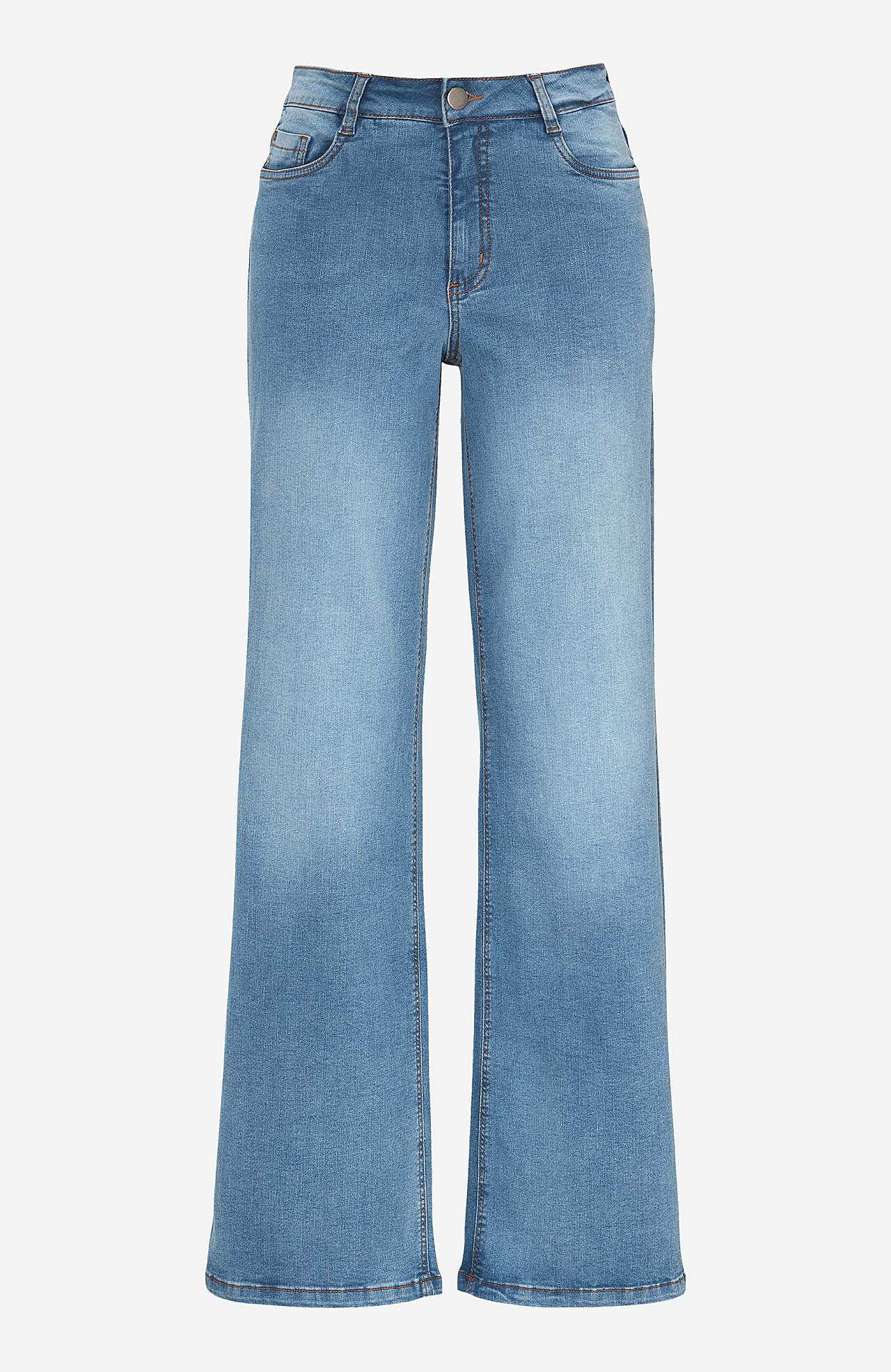 Široké džíny s vysokým pasem Renata