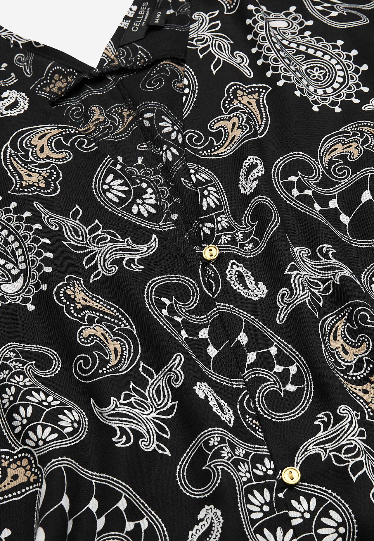Plážový kaftan s knoflíky