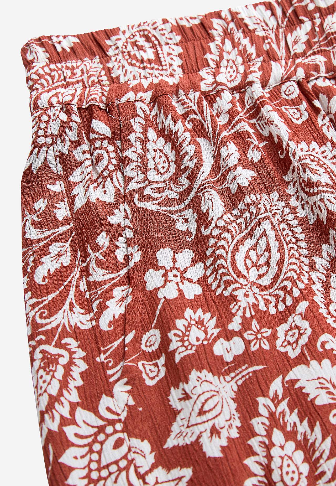 Krepové cullotes kalhoty