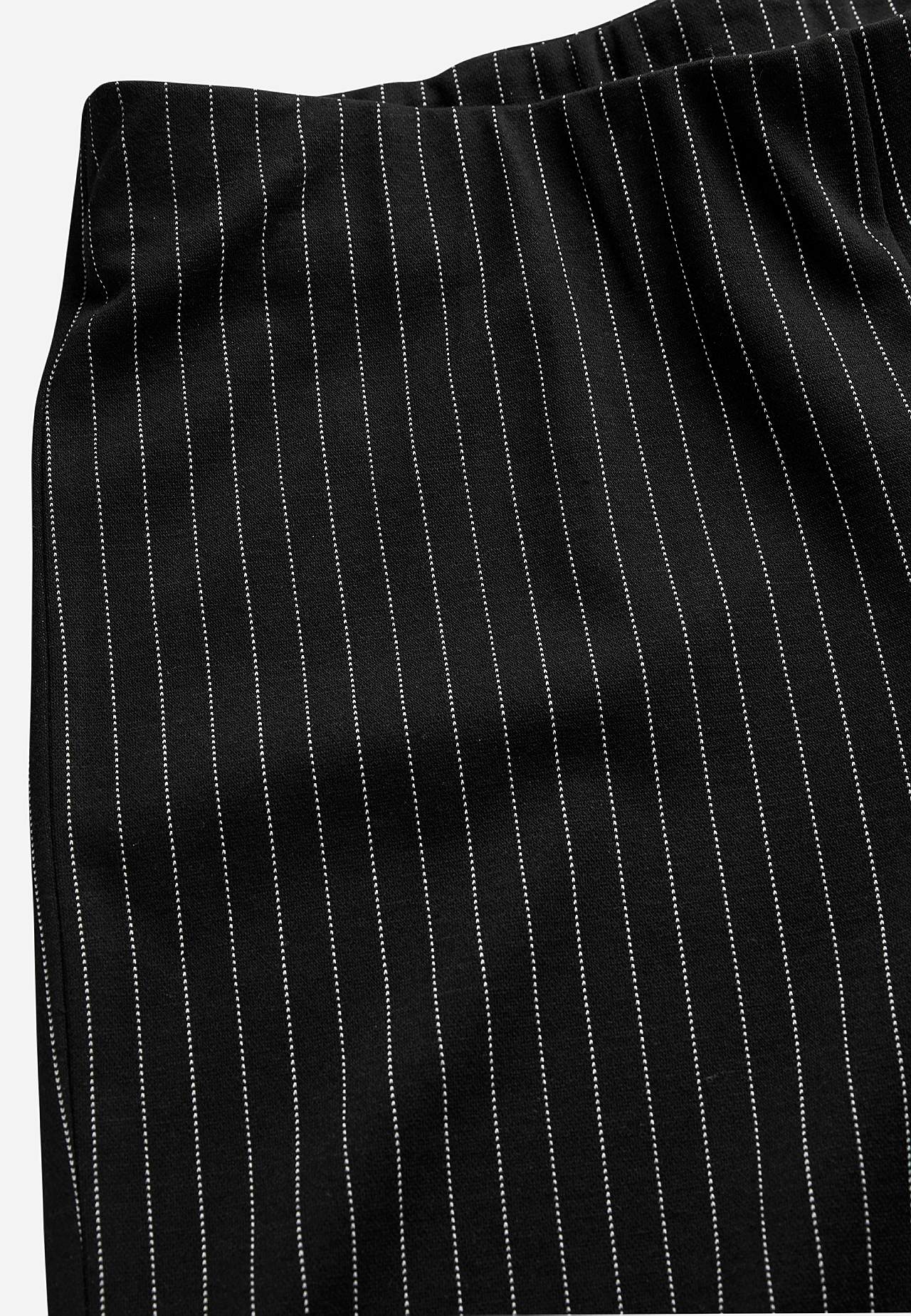 Žerzejové kalhoty s rovnými nohavicemi