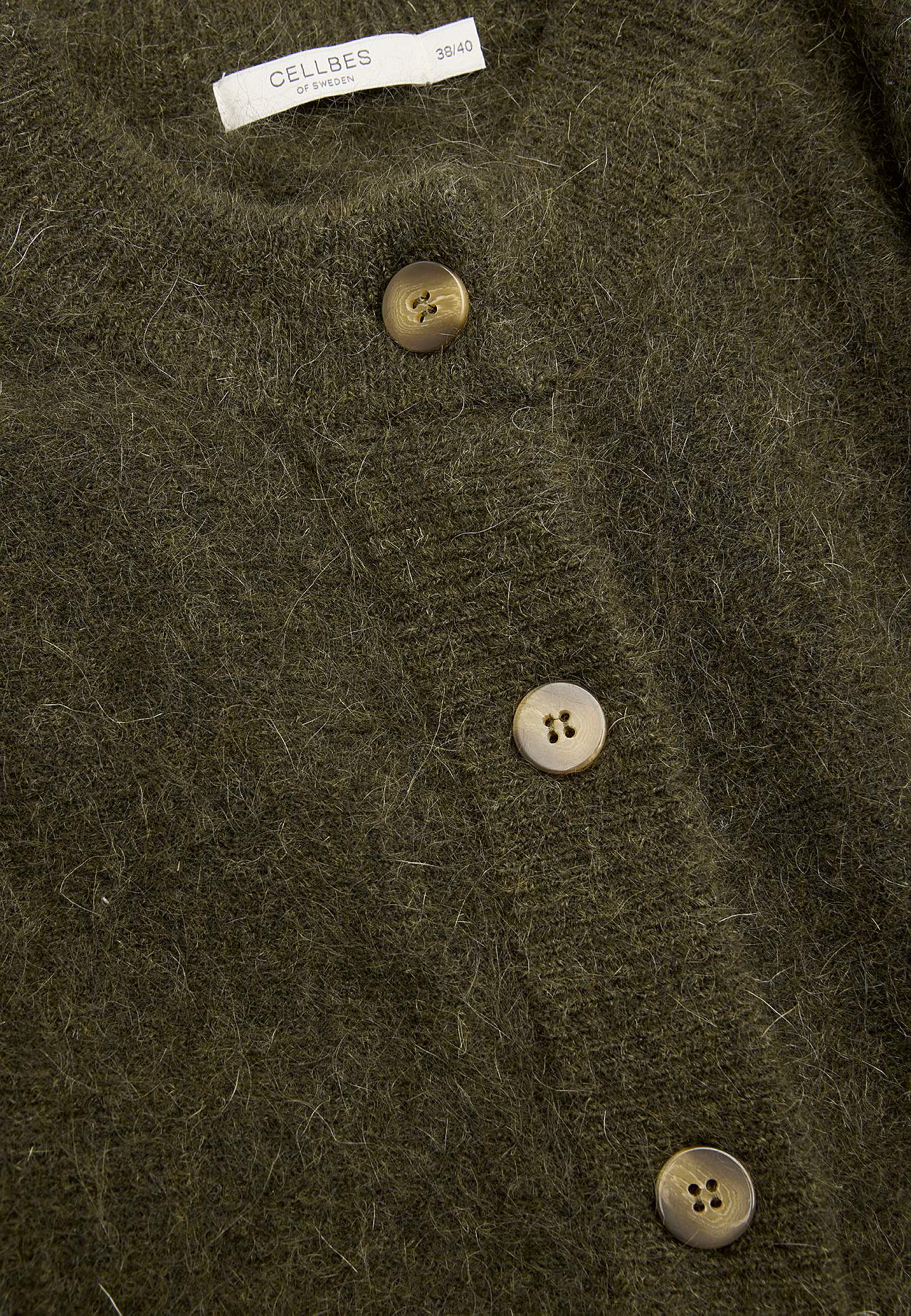 Kardigan Premium ze směsi mohéru a vlny