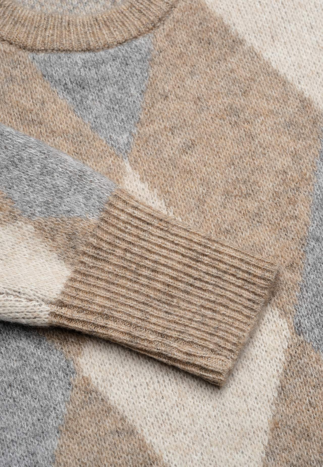 Pletená tunika s rozparky