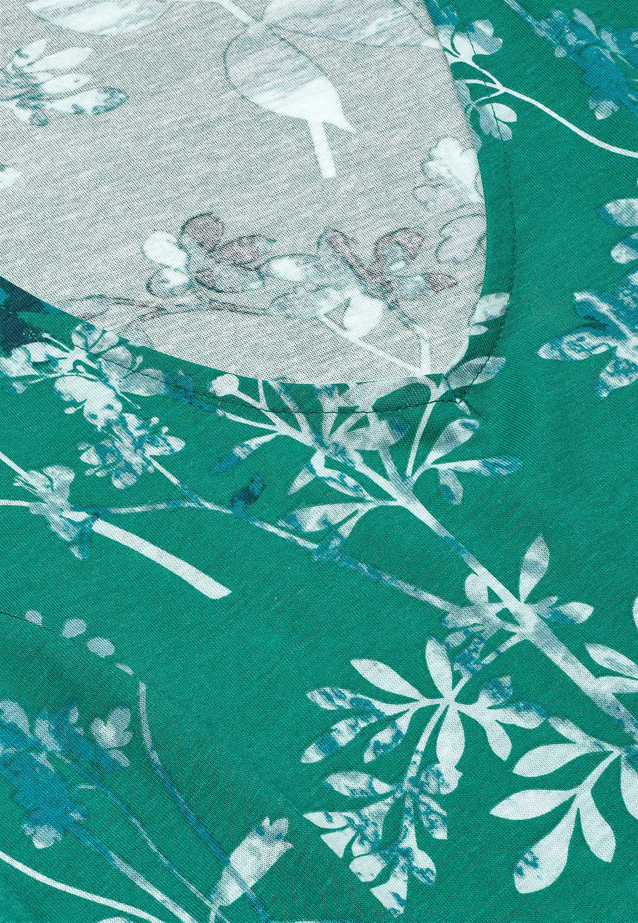 Vzorované žerzejové šaty s kapsami