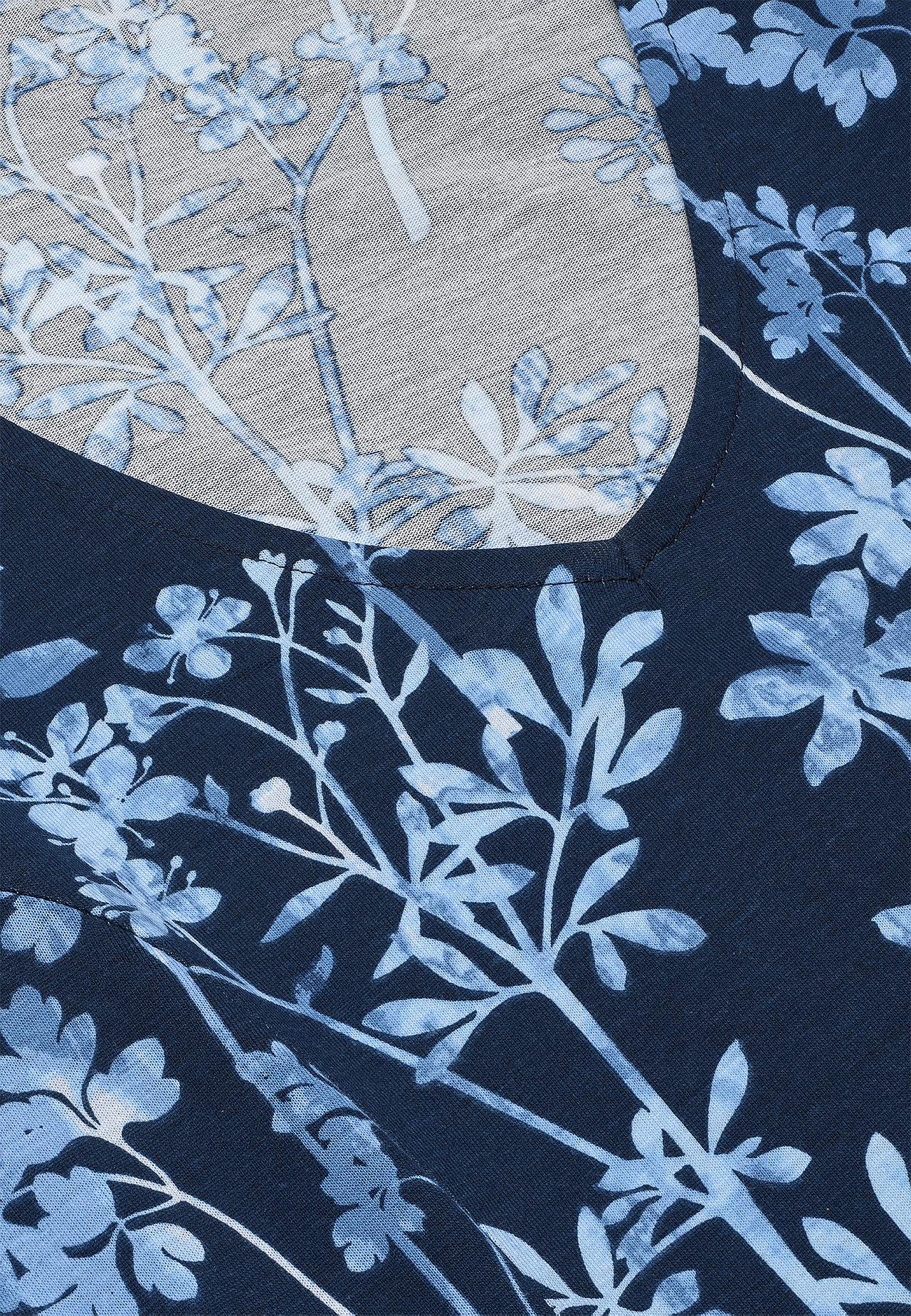 Vzorované žerzejové šaty s kapsami