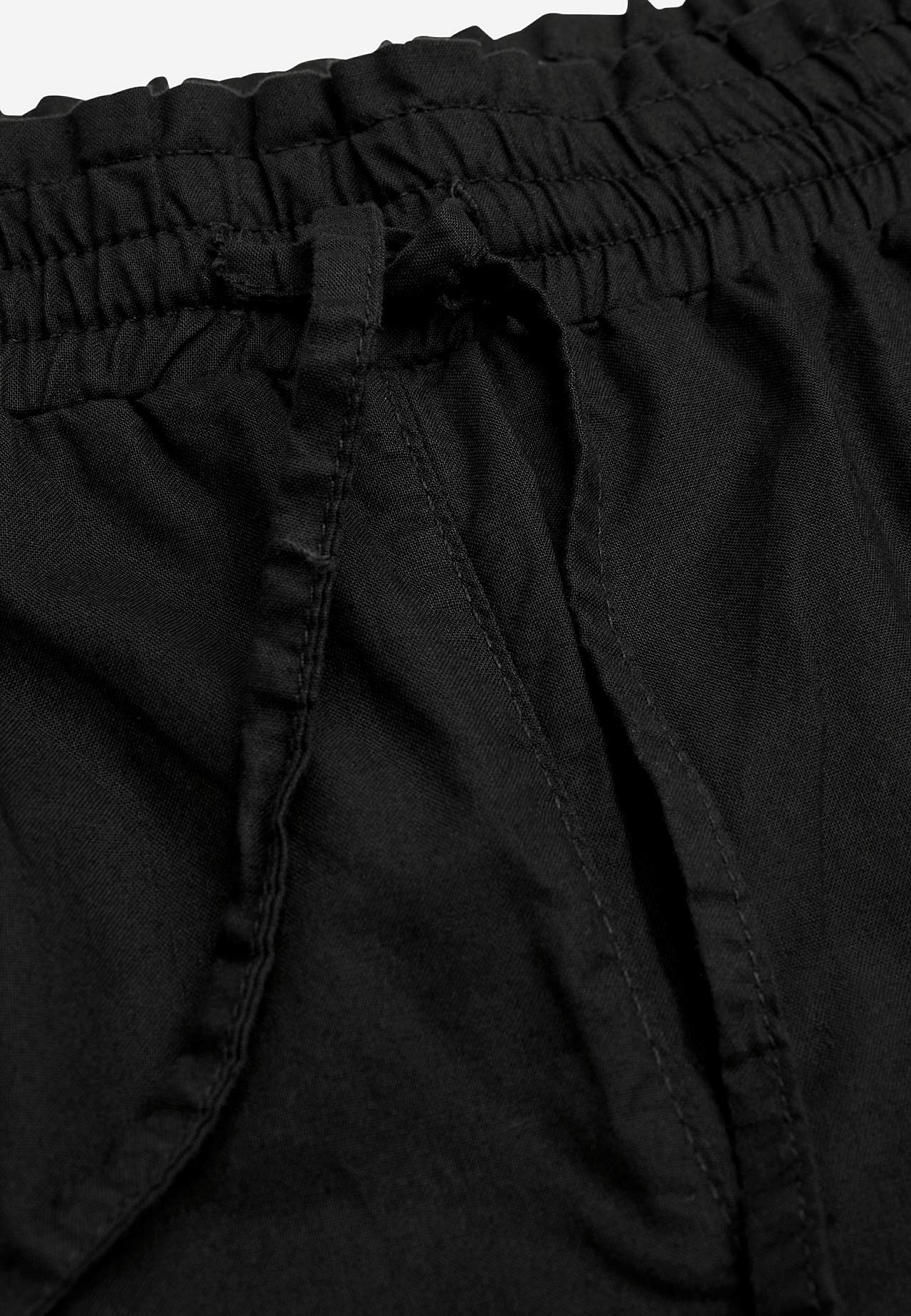 Kraťasy ze seprané bavlny