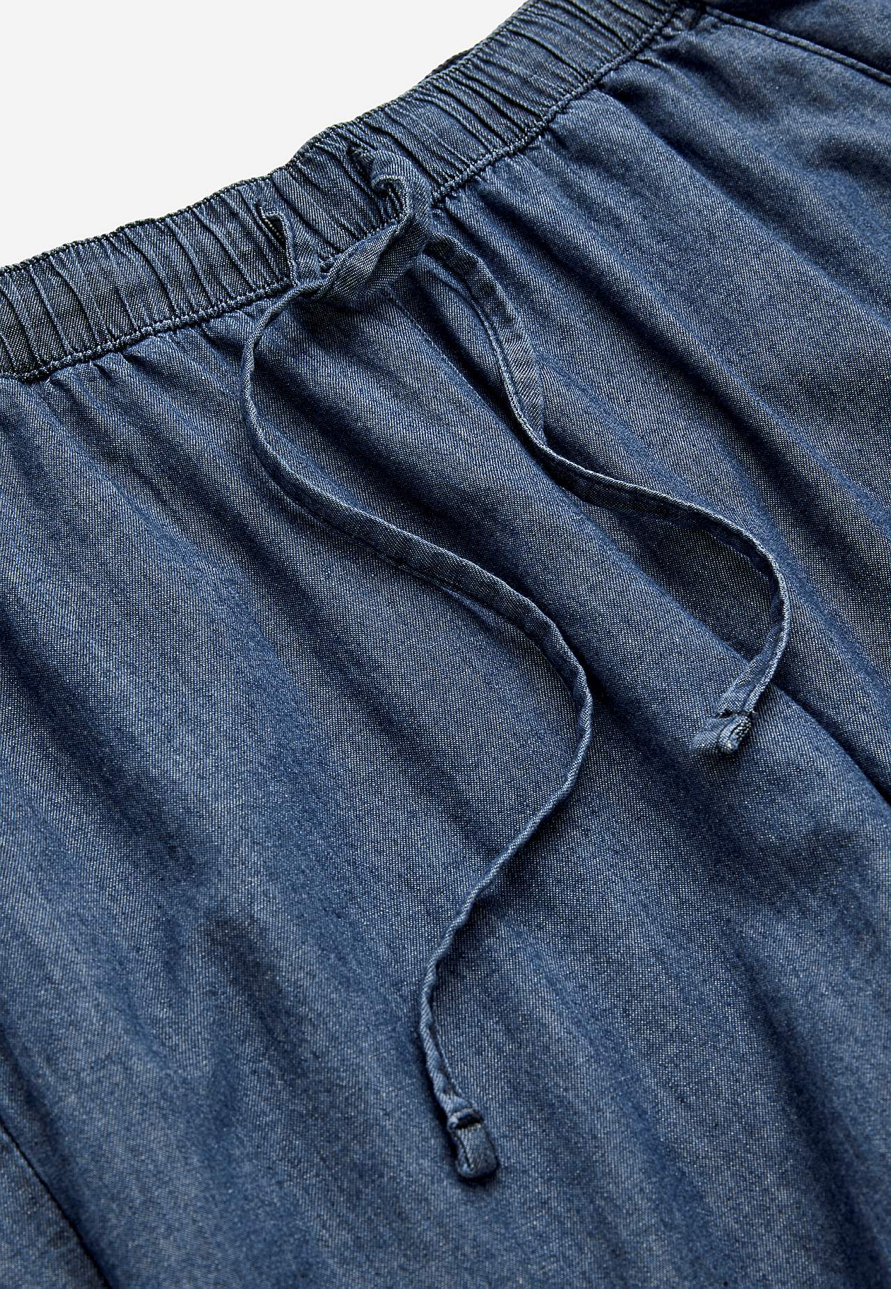 Cullotes kalhoty z měkké a vzdušné džínoviny