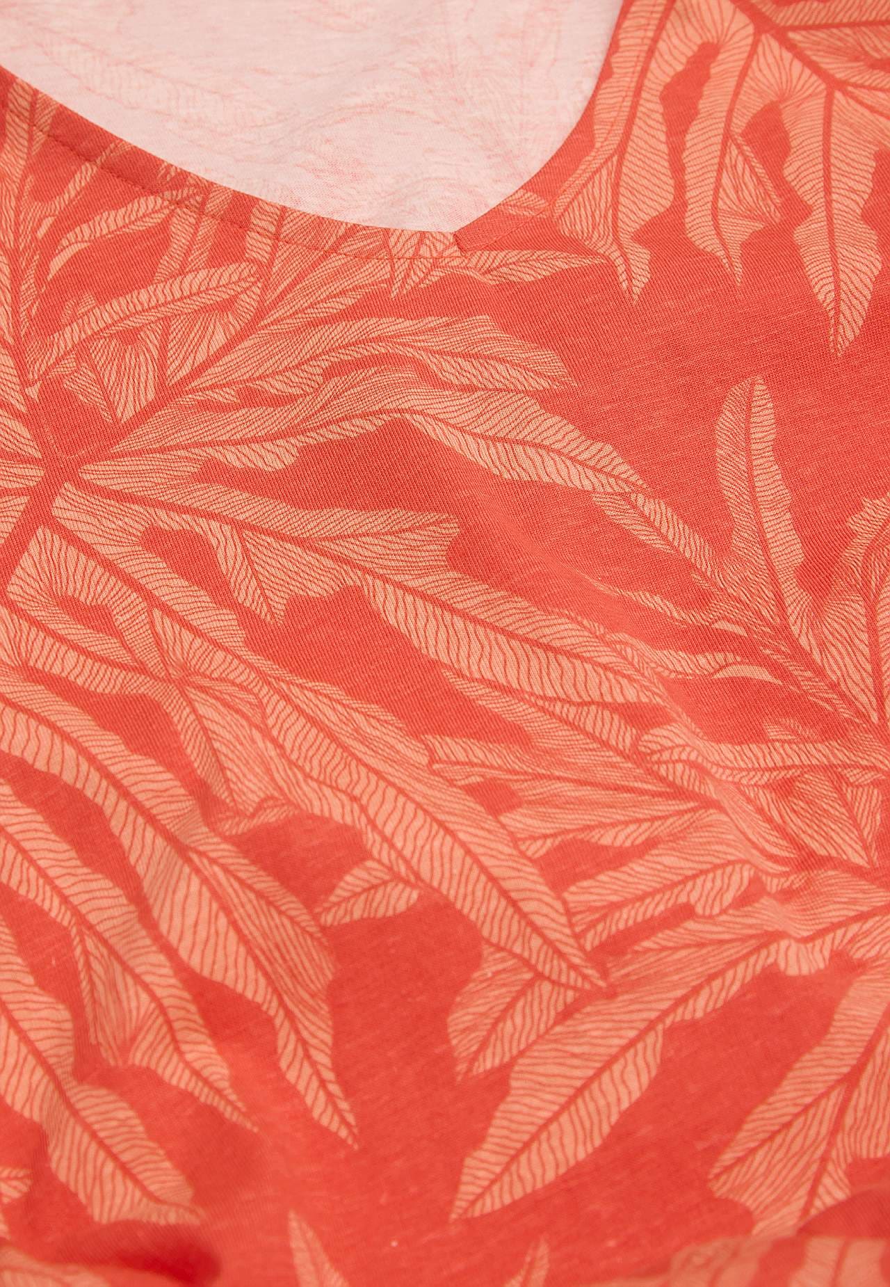 Tunikový top z organické bavlny s kapsami