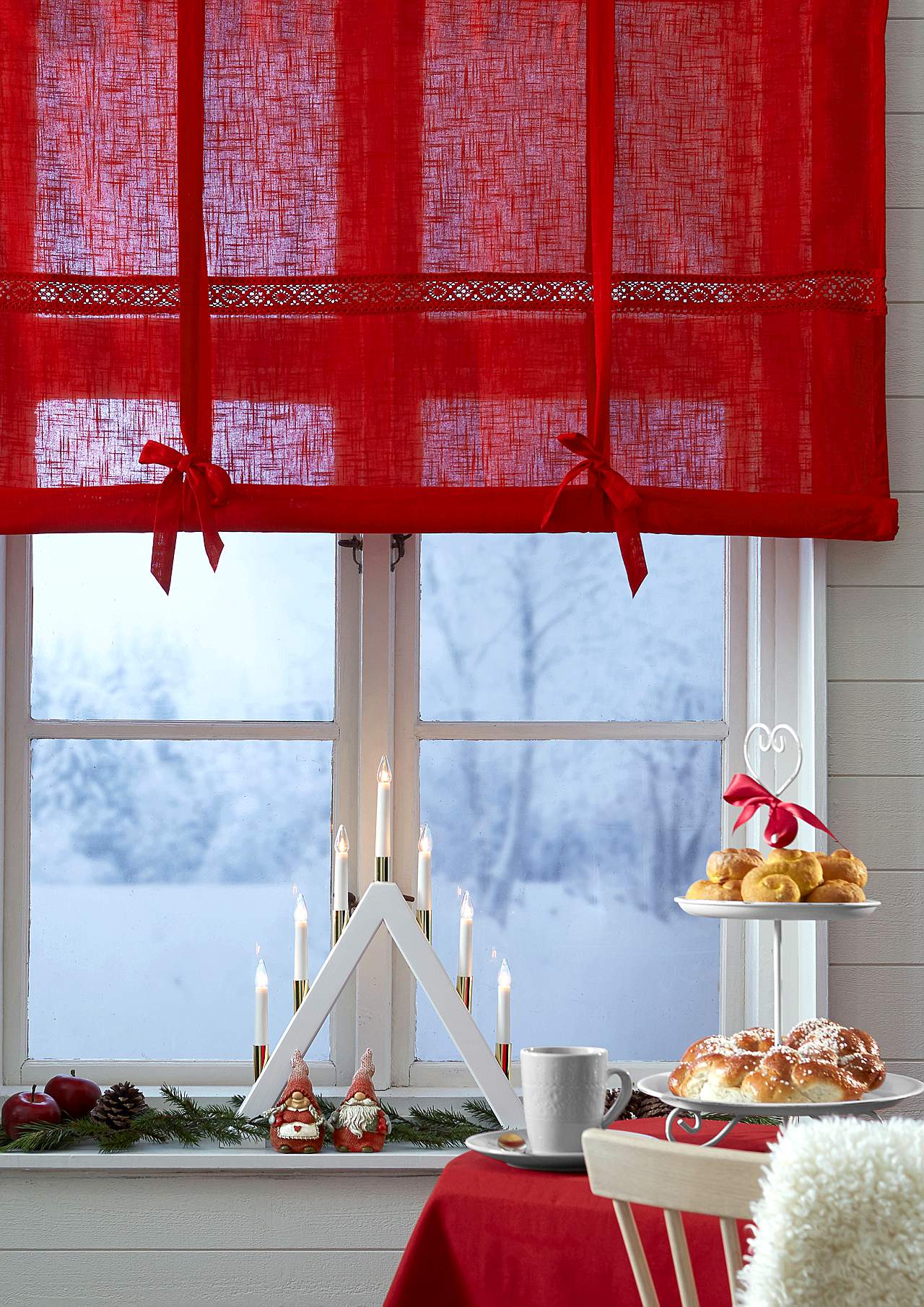 Římská roleta s krajkou Monica