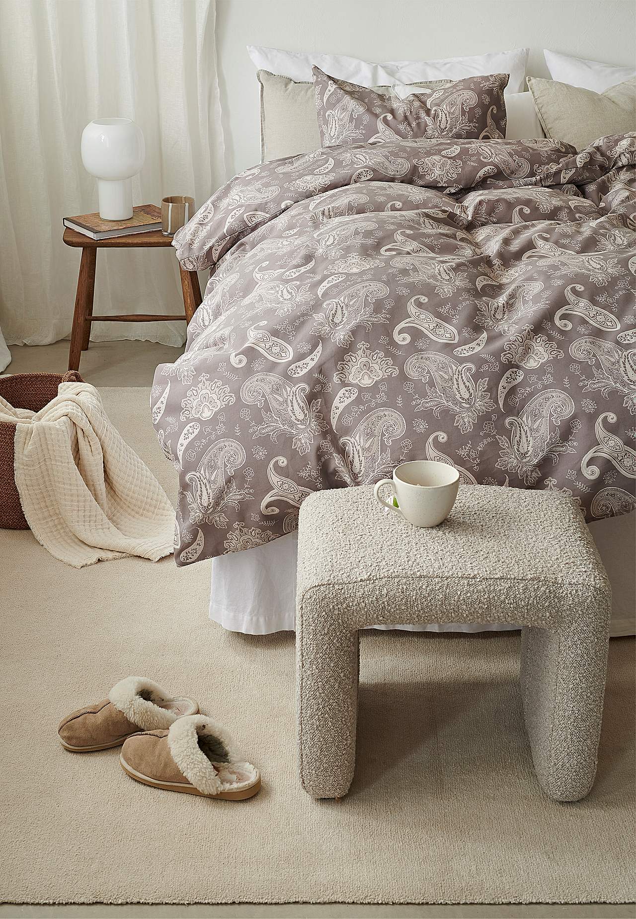 Sada povlečení s kašmírovým vzorem 150x210 cm Tilly