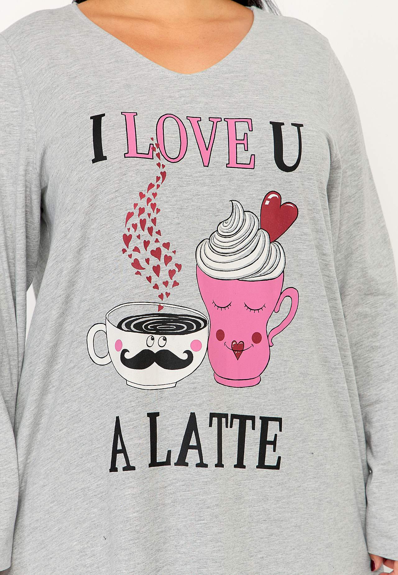 Vzorovaná noční košile