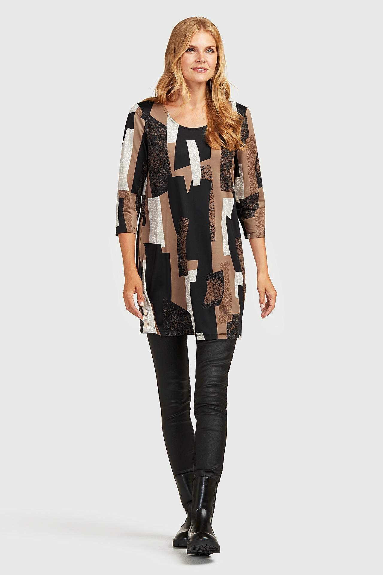 Stylová úpletová tunika 