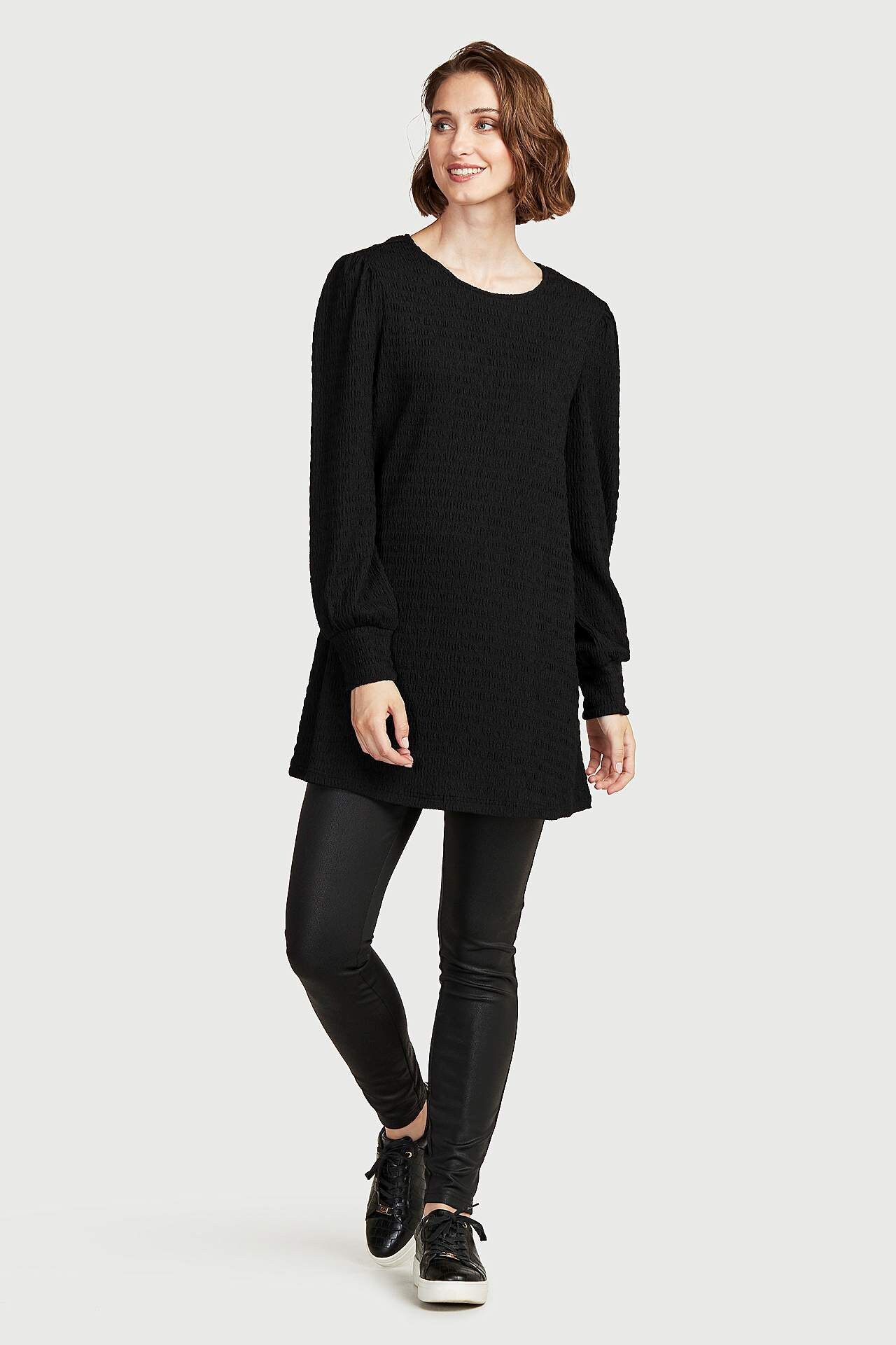 Zvrásněná žerzejová tunika