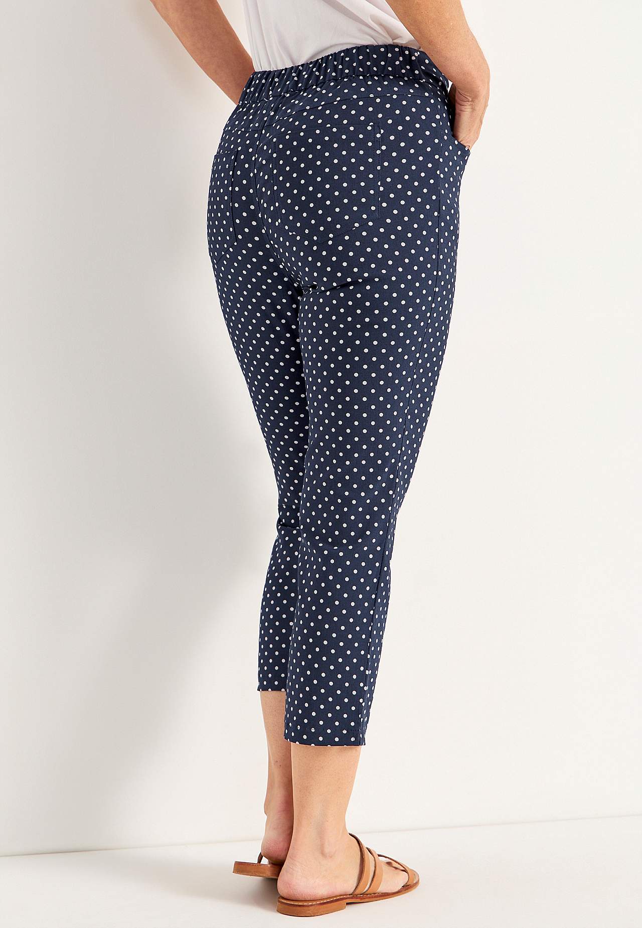 Super pohodlné capri kalhoty