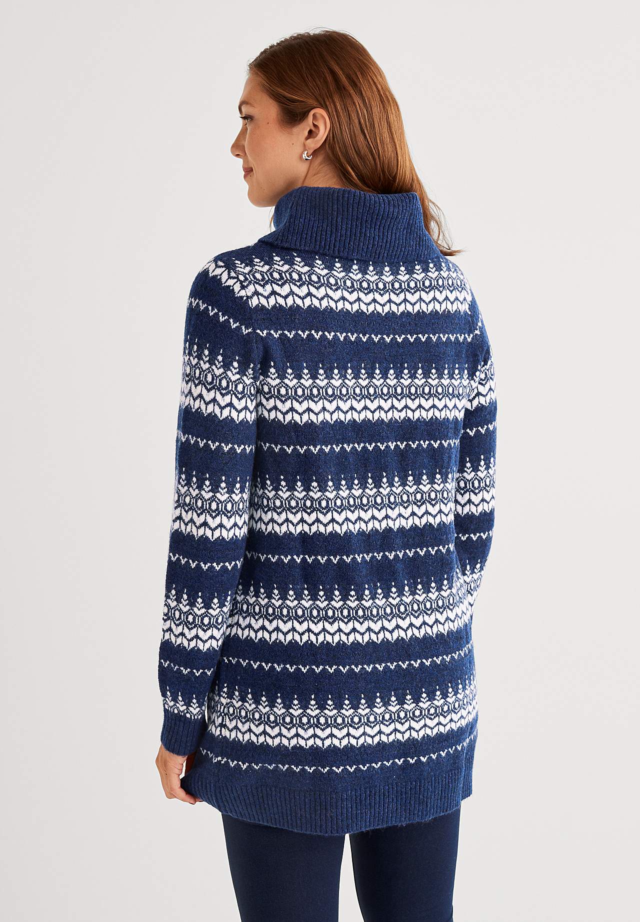 Žakárová úpletová tunika