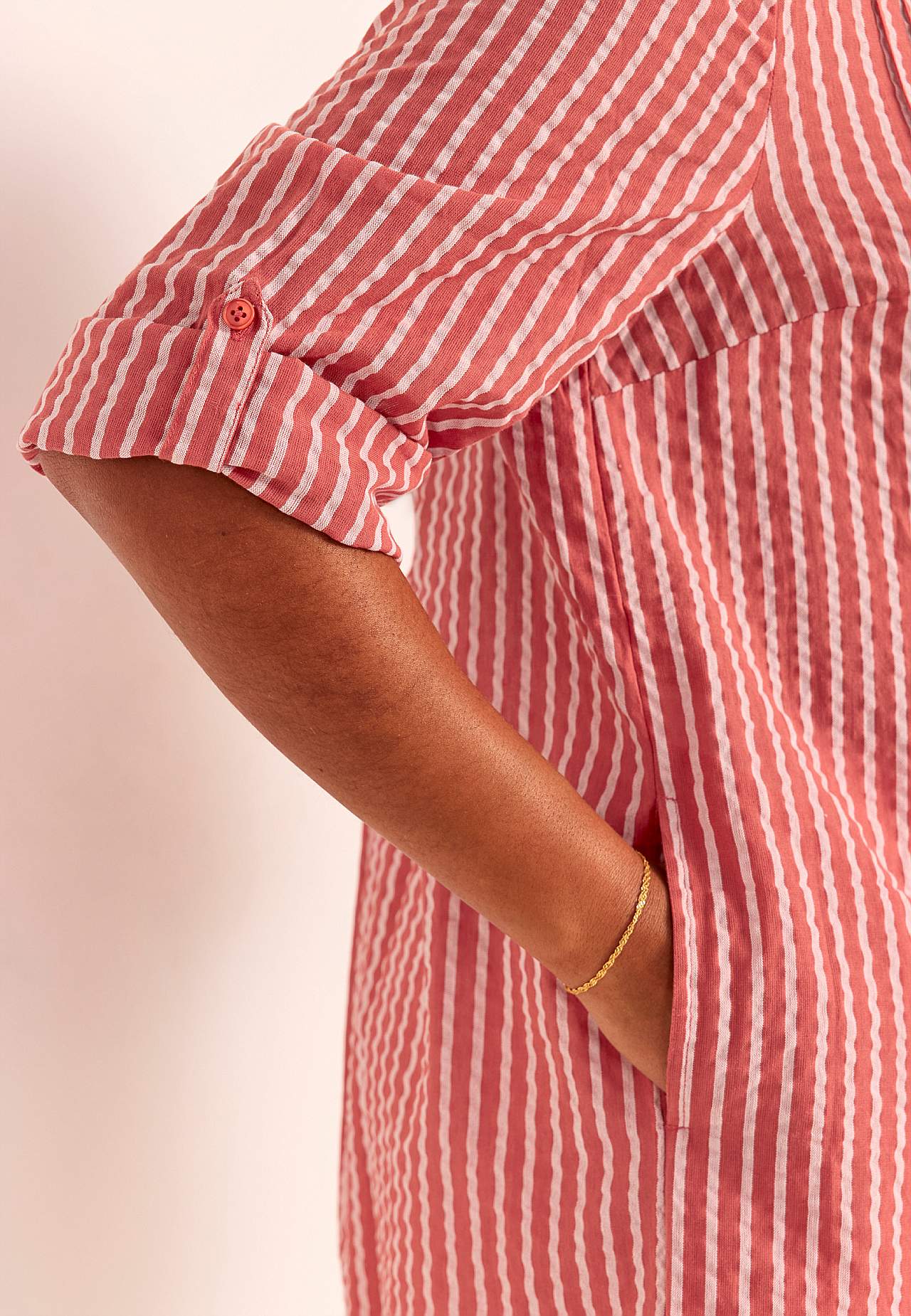 Tunika ze seersucker