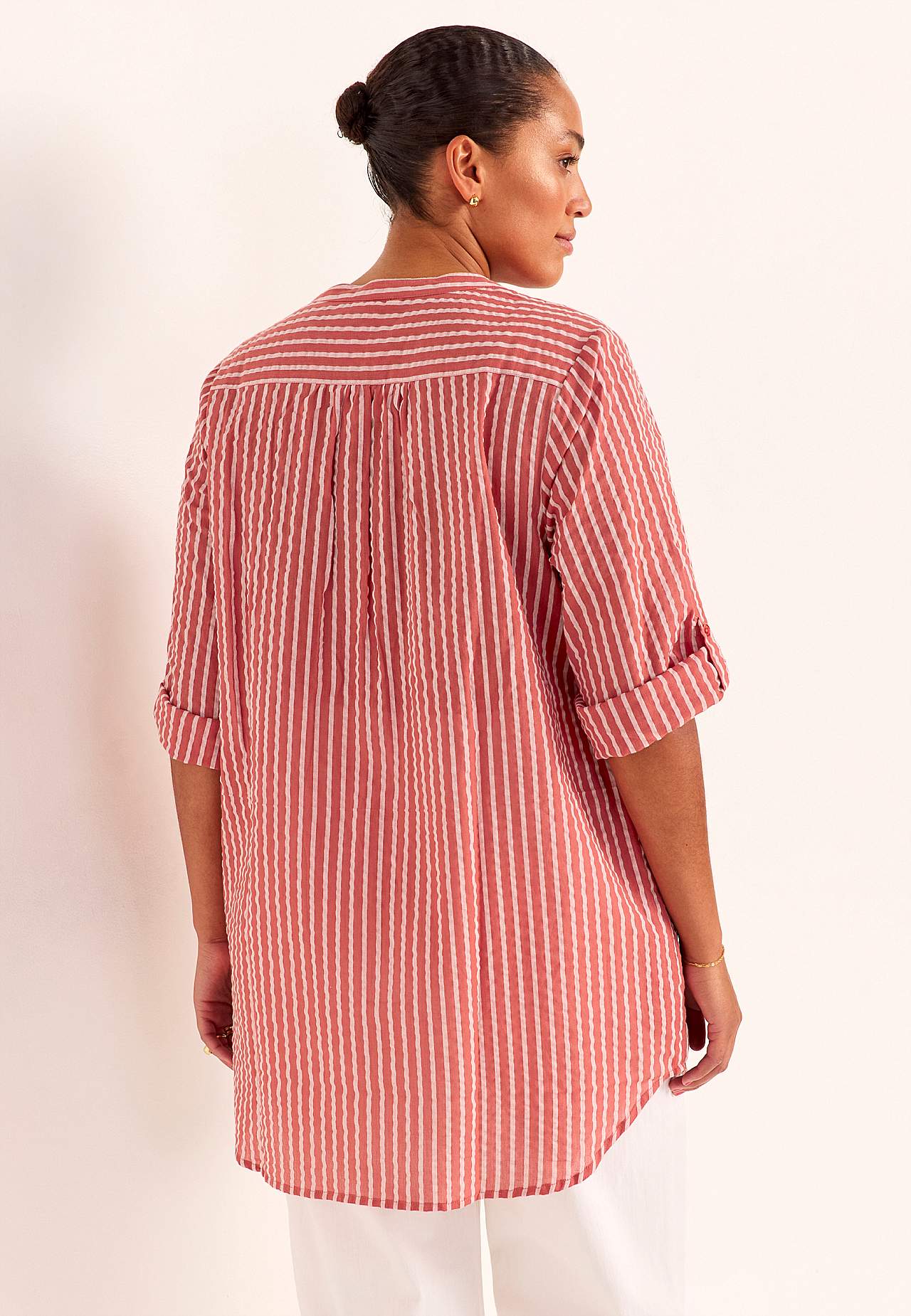 Tunika ze seersucker