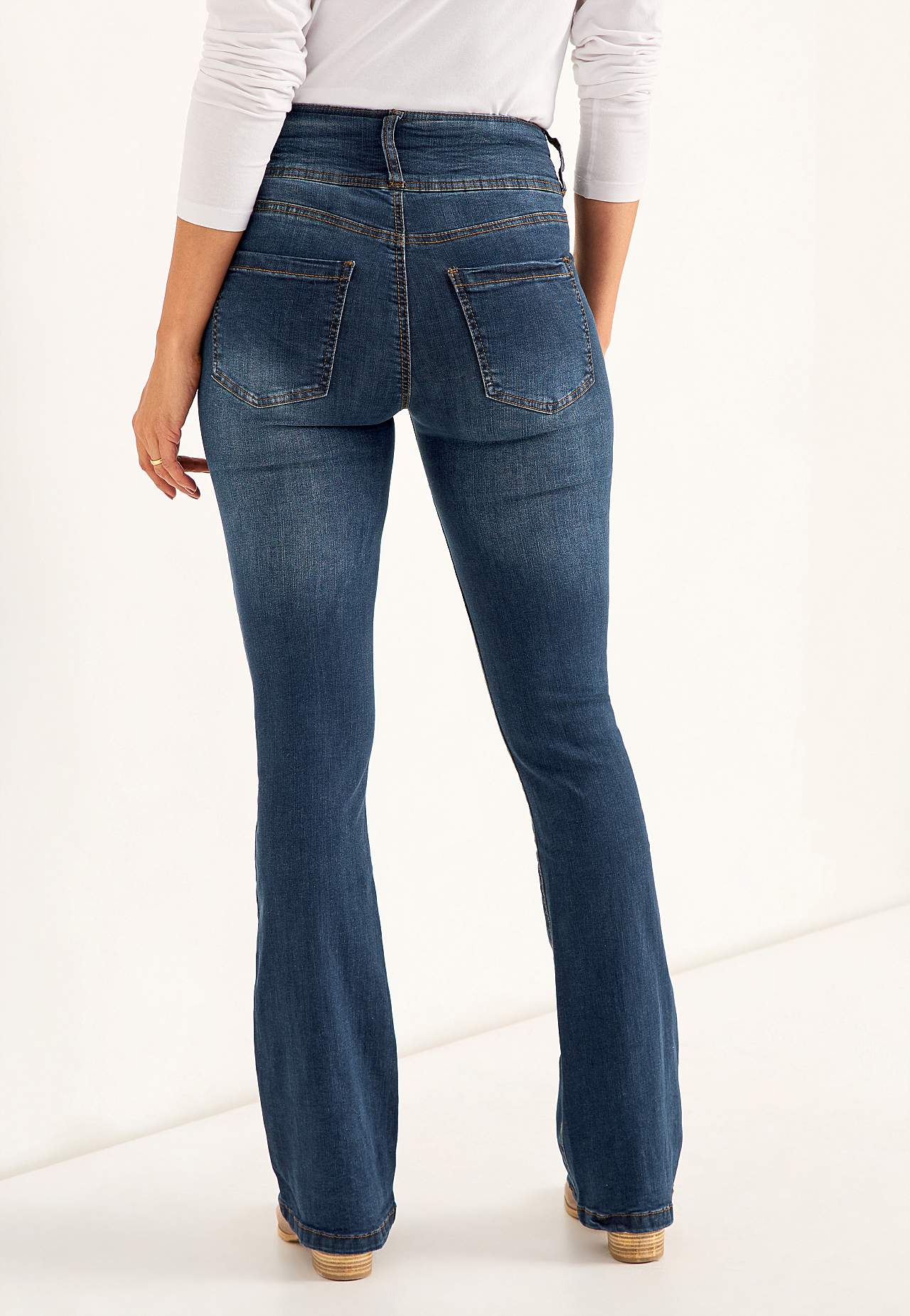 Džíny bootcut s vysokým pasem Jennifer