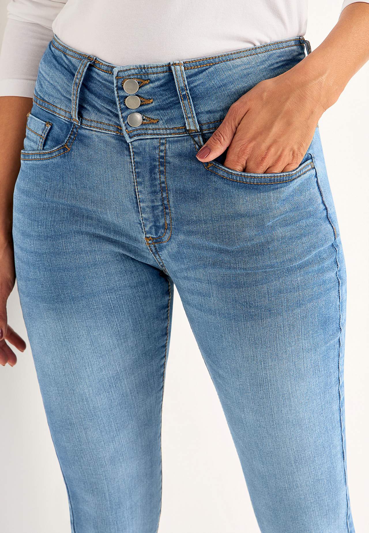 Džíny bootcut s vysokým pasem Jennifer