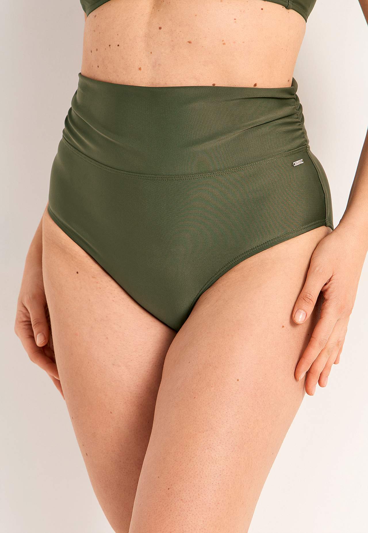 Bikiny kalhotky se skládacím okrajem v pase Amalfi