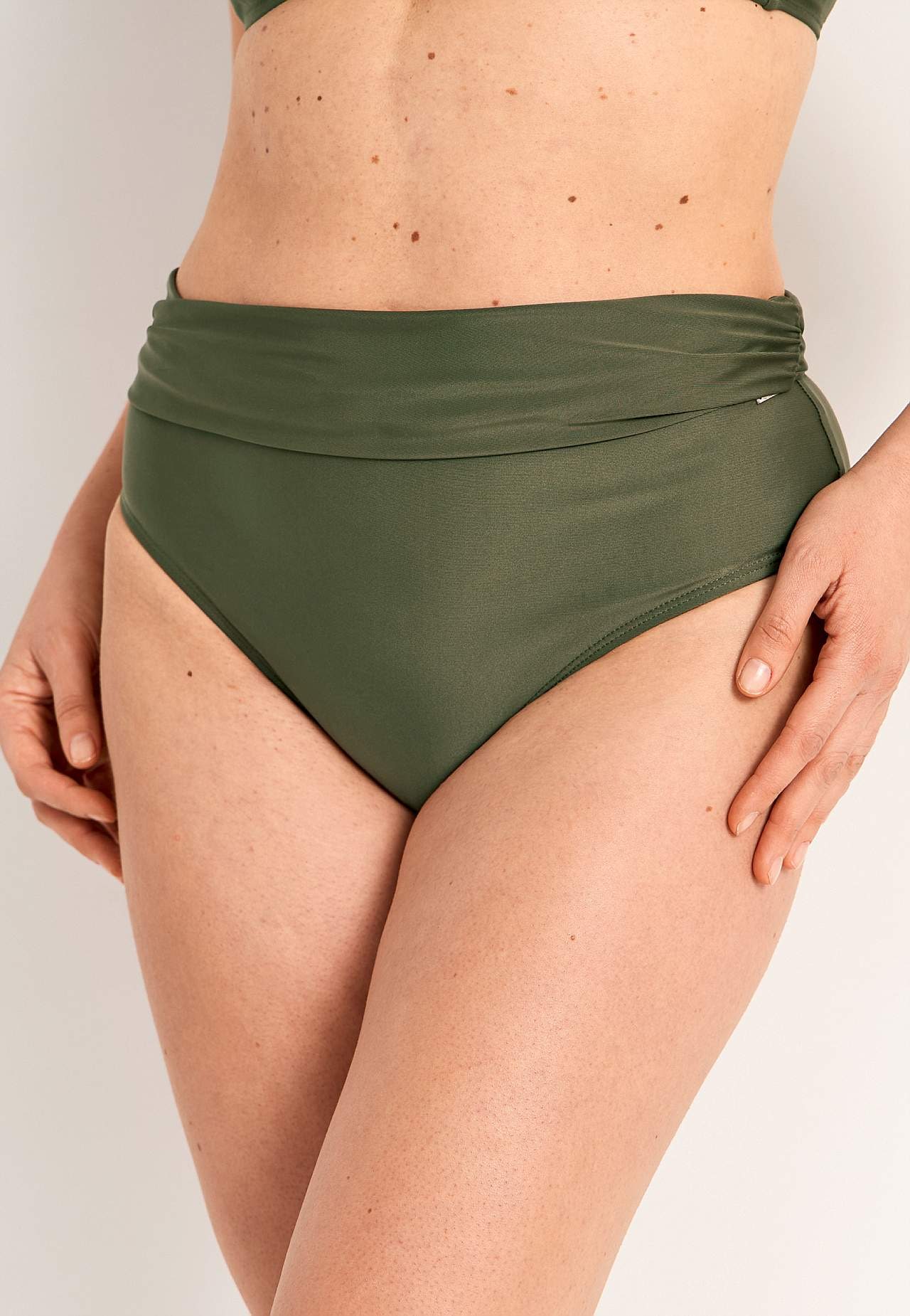 Bikiny kalhotky se skládacím okrajem v pase Amalfi