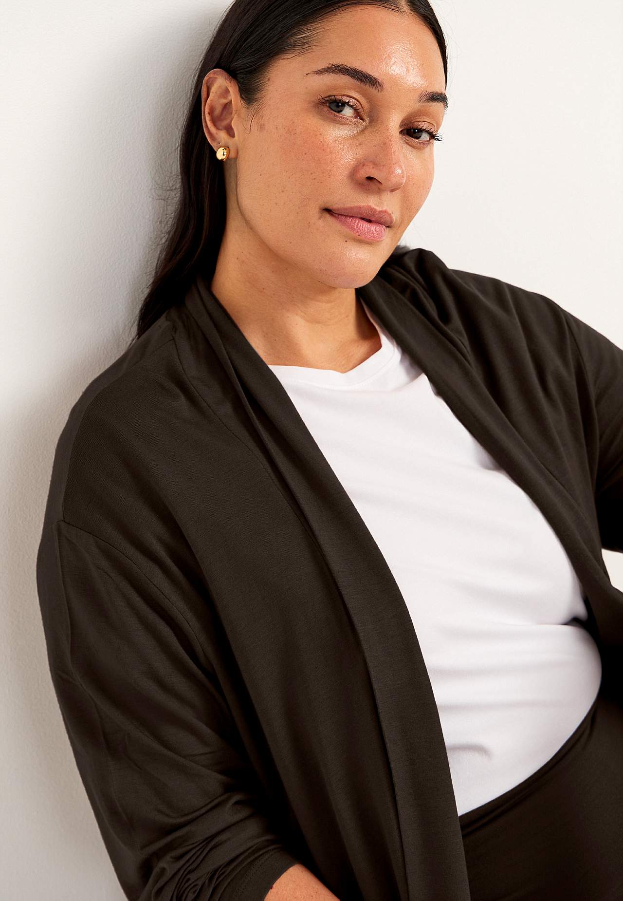 Dlouhý kardigan z trikotu Sofia