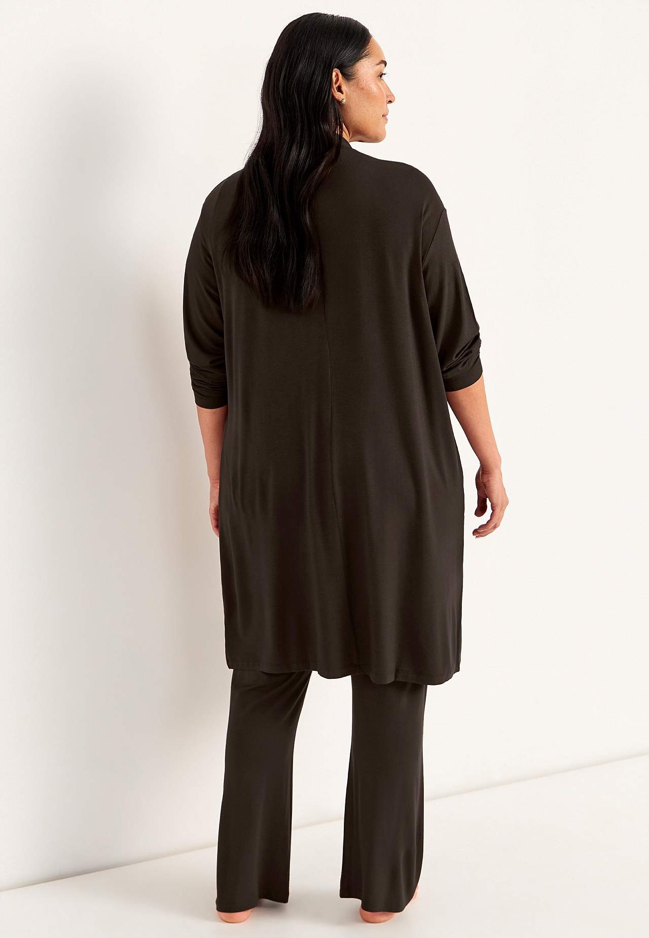 Dlouhý kardigan z trikotu Sofia