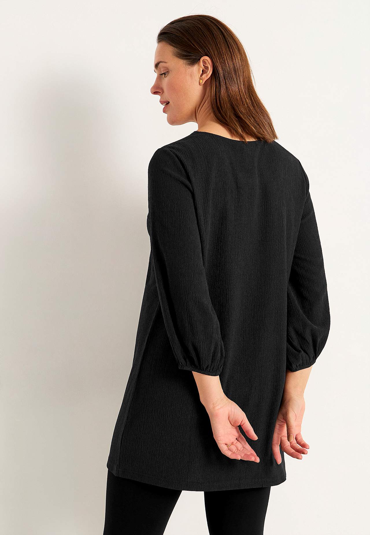 Žerzejová tunika se strukturou