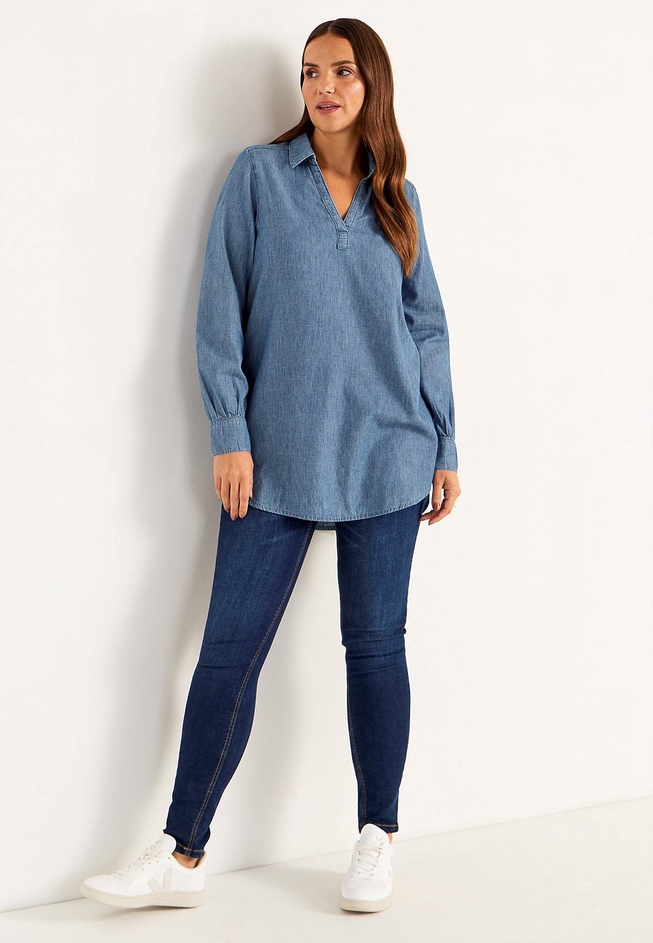 Tunika z džínoviny