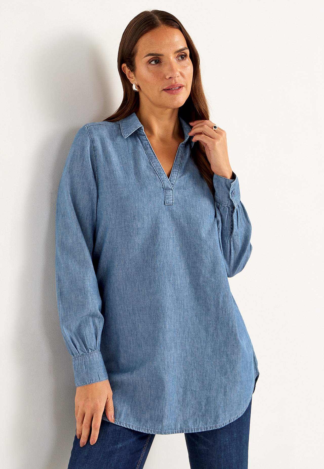 Tunika z džínoviny