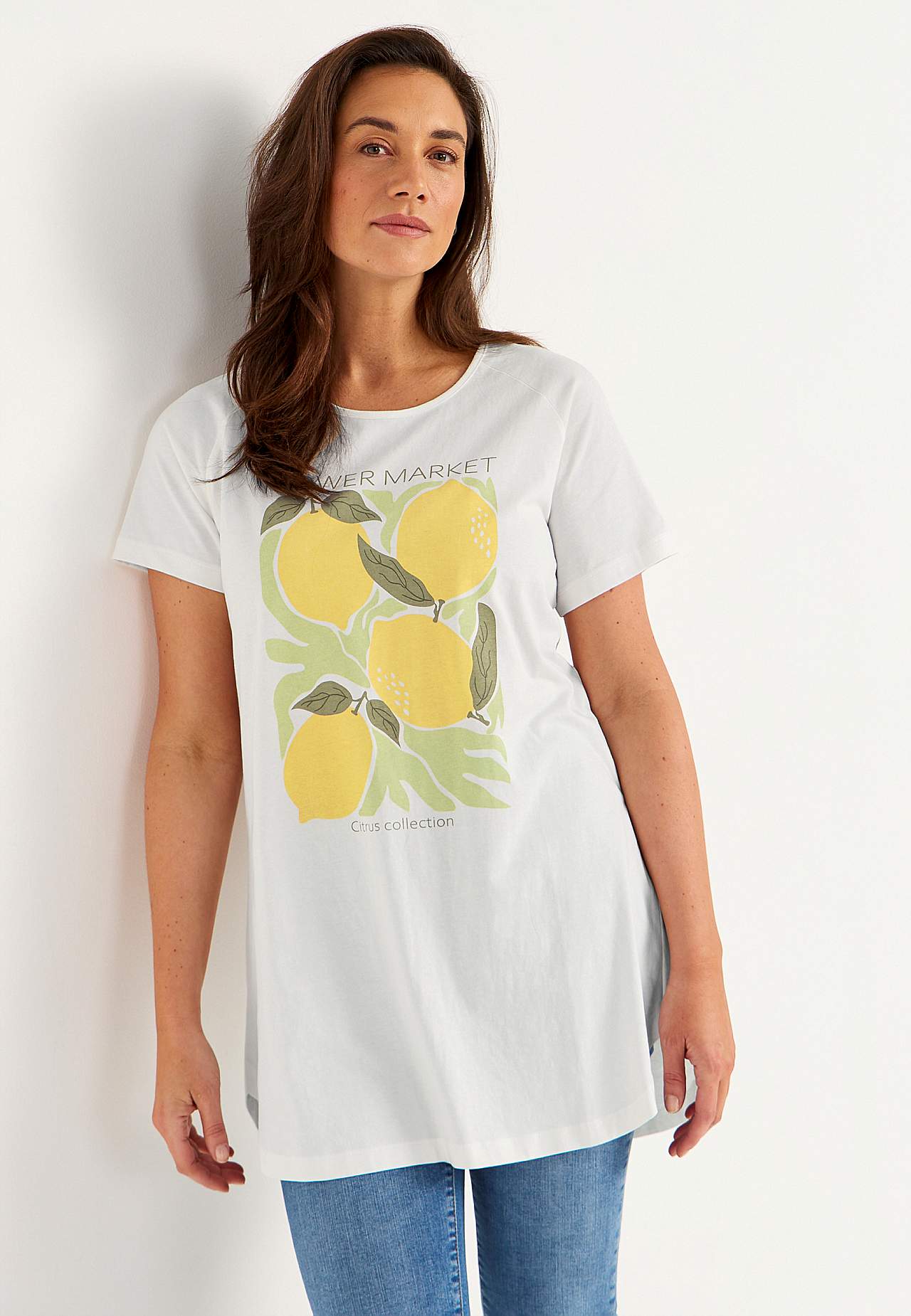 Žerzejová tunika z organické bavlny 2 kusy