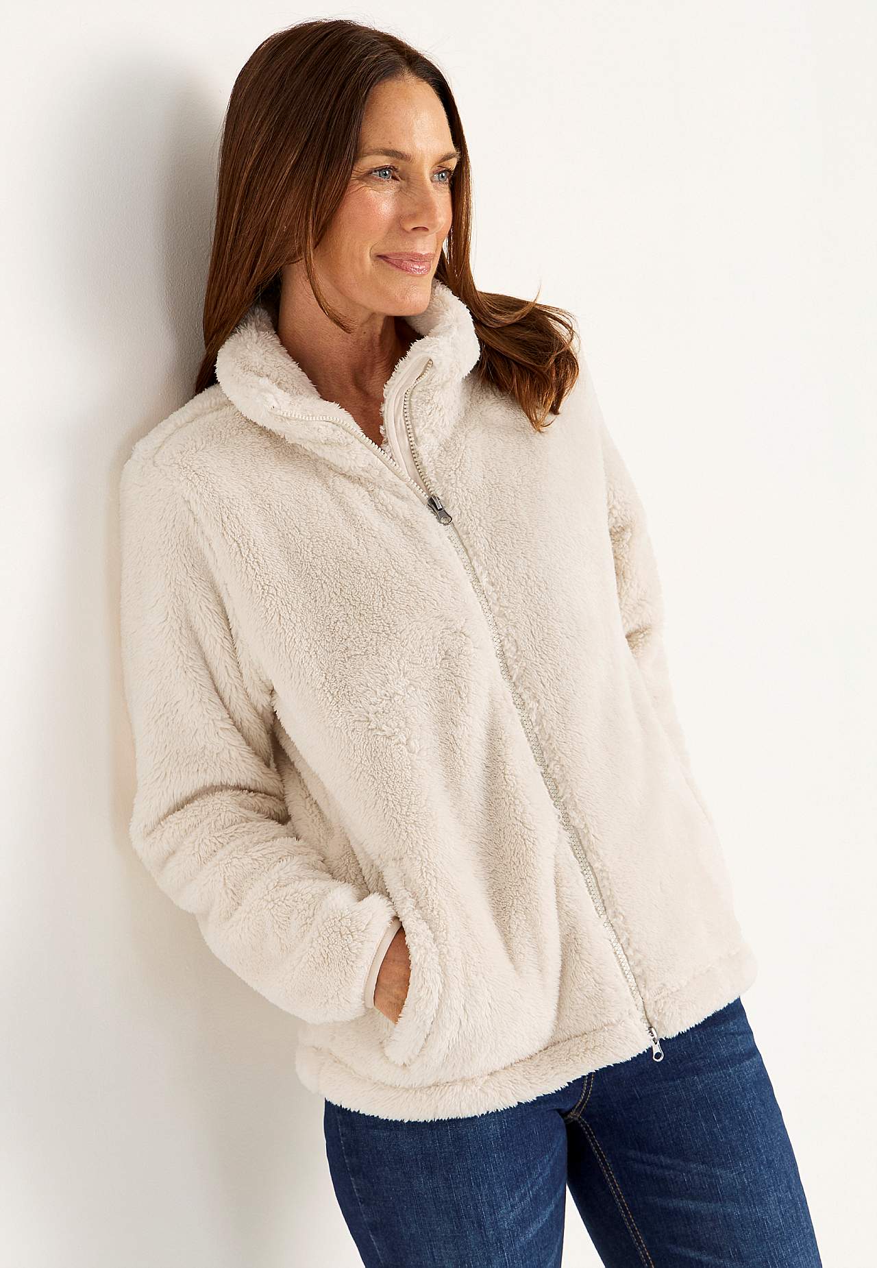 Super měkká flaušová bunda