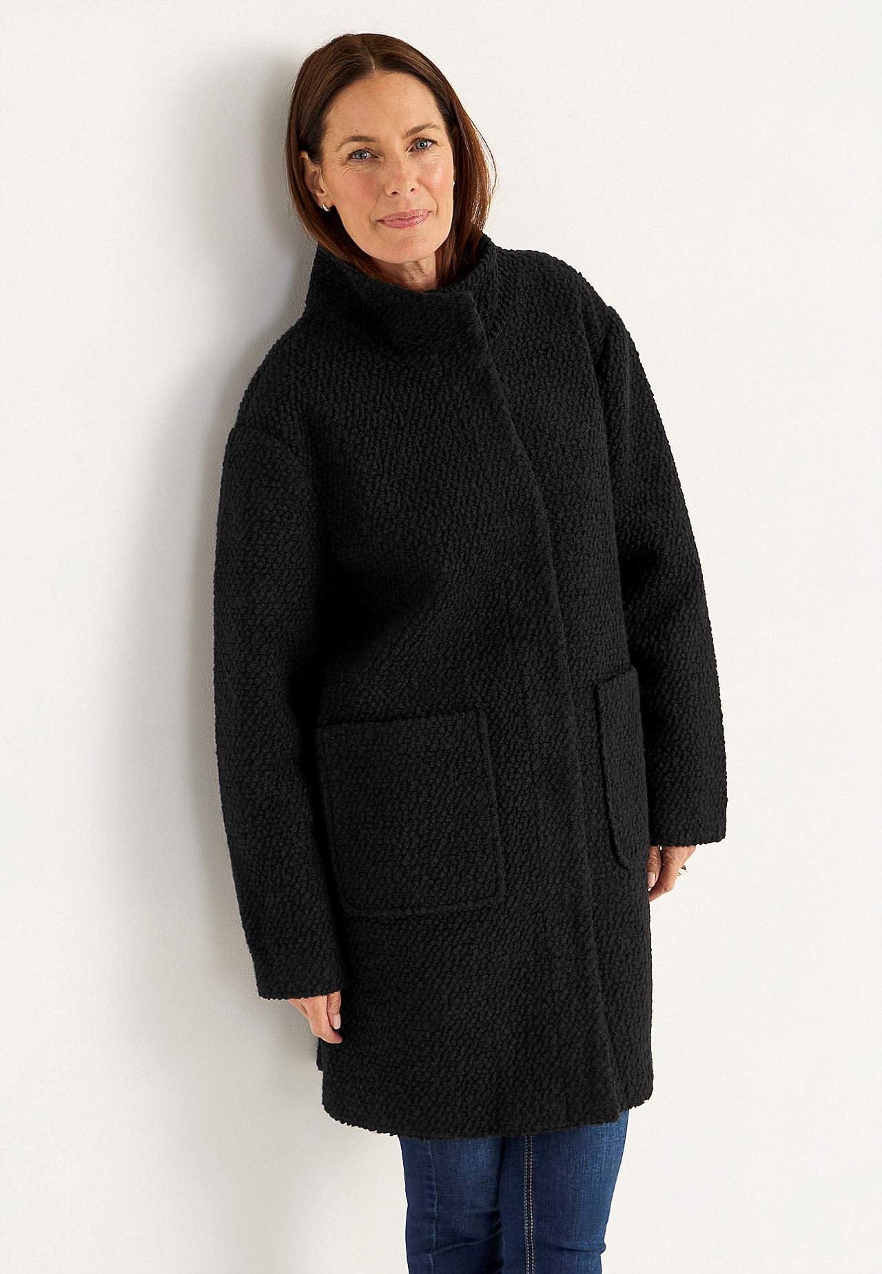 Kabát ze směsi vlny