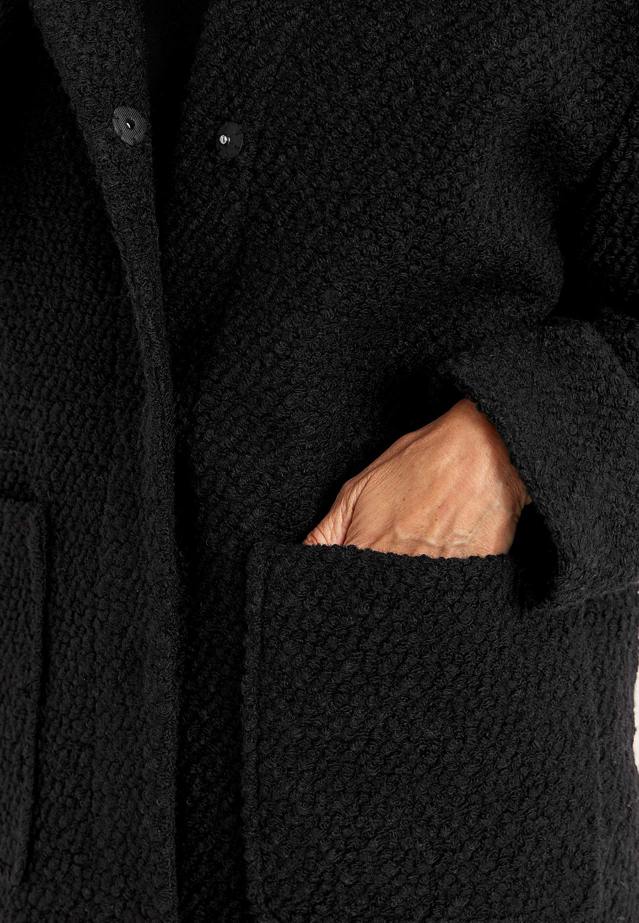 Kabát ze směsi vlny