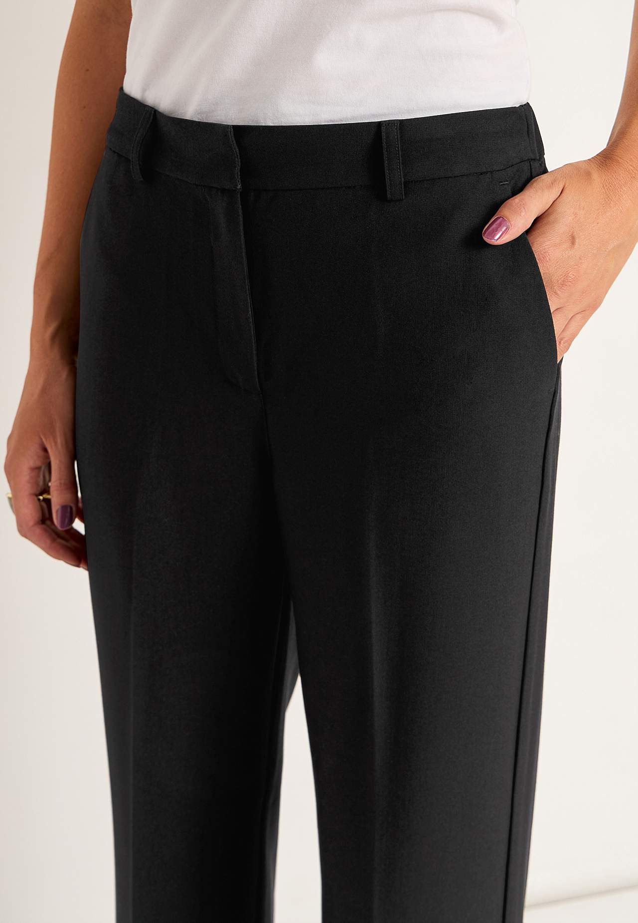 Společenské kalhoty s pukem Pia