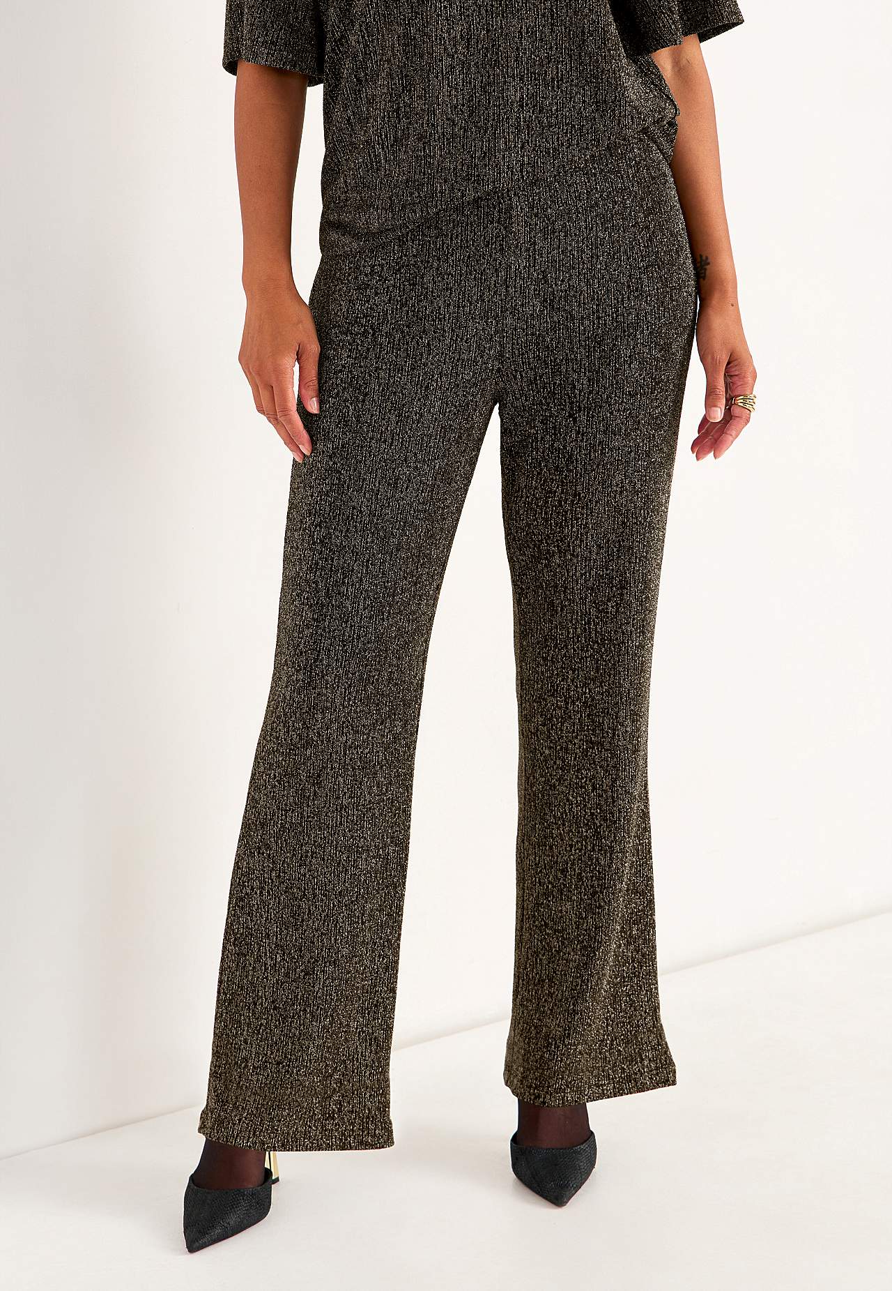 Třpytivé slavnostní kalhoty