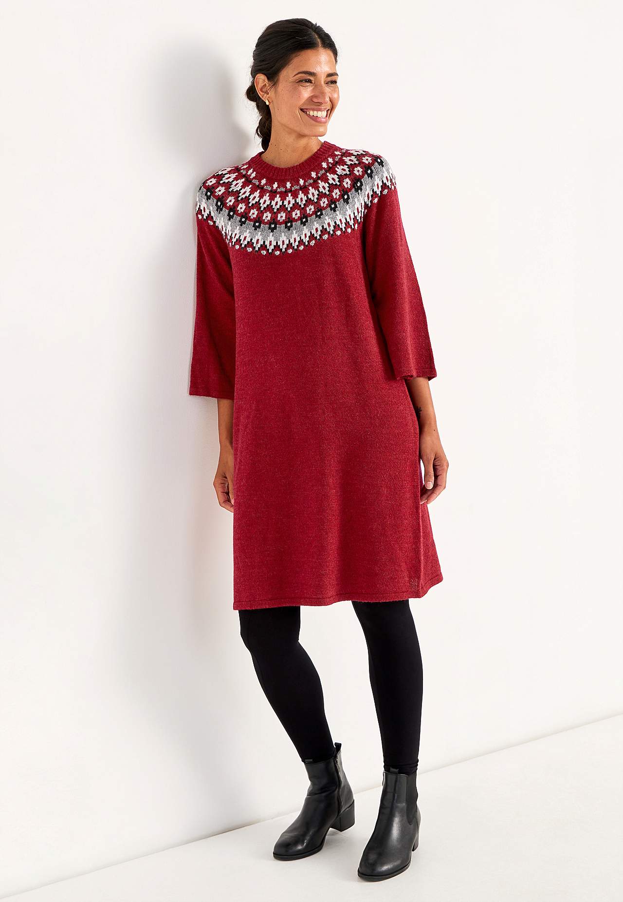 Pletené a žakárové šaty