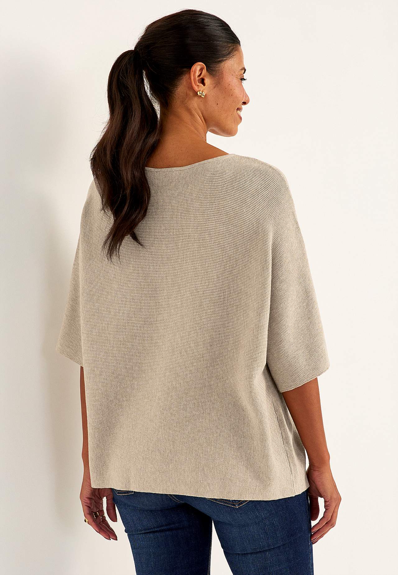 Jemně pletený svetr