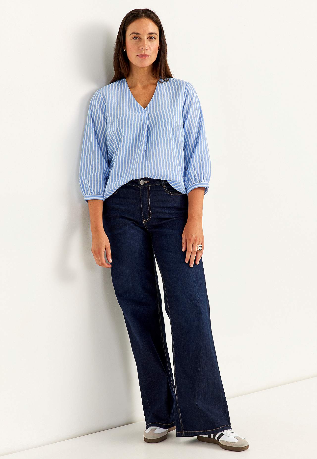 Blůza ze seersucker