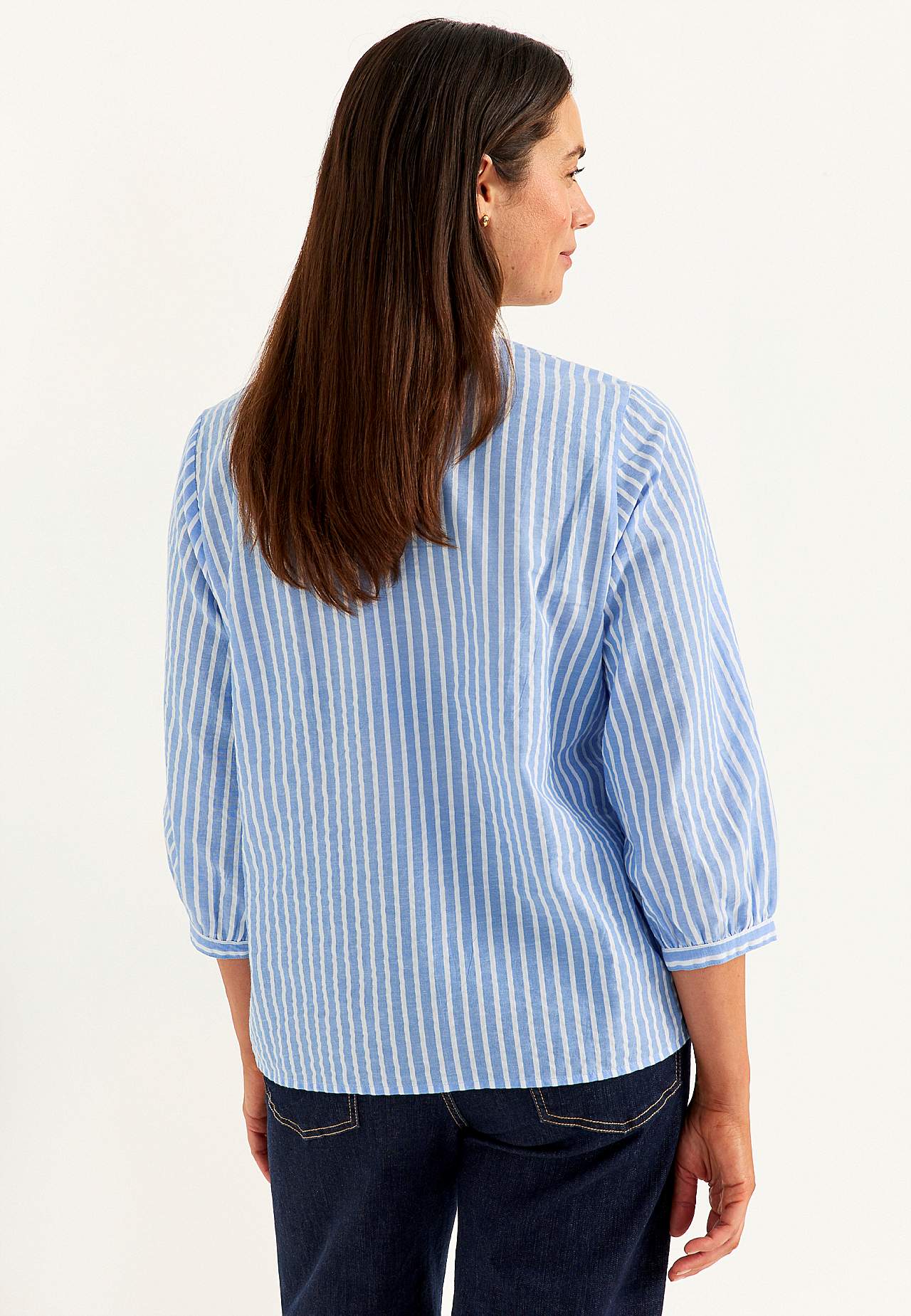 Blůza ze seersucker