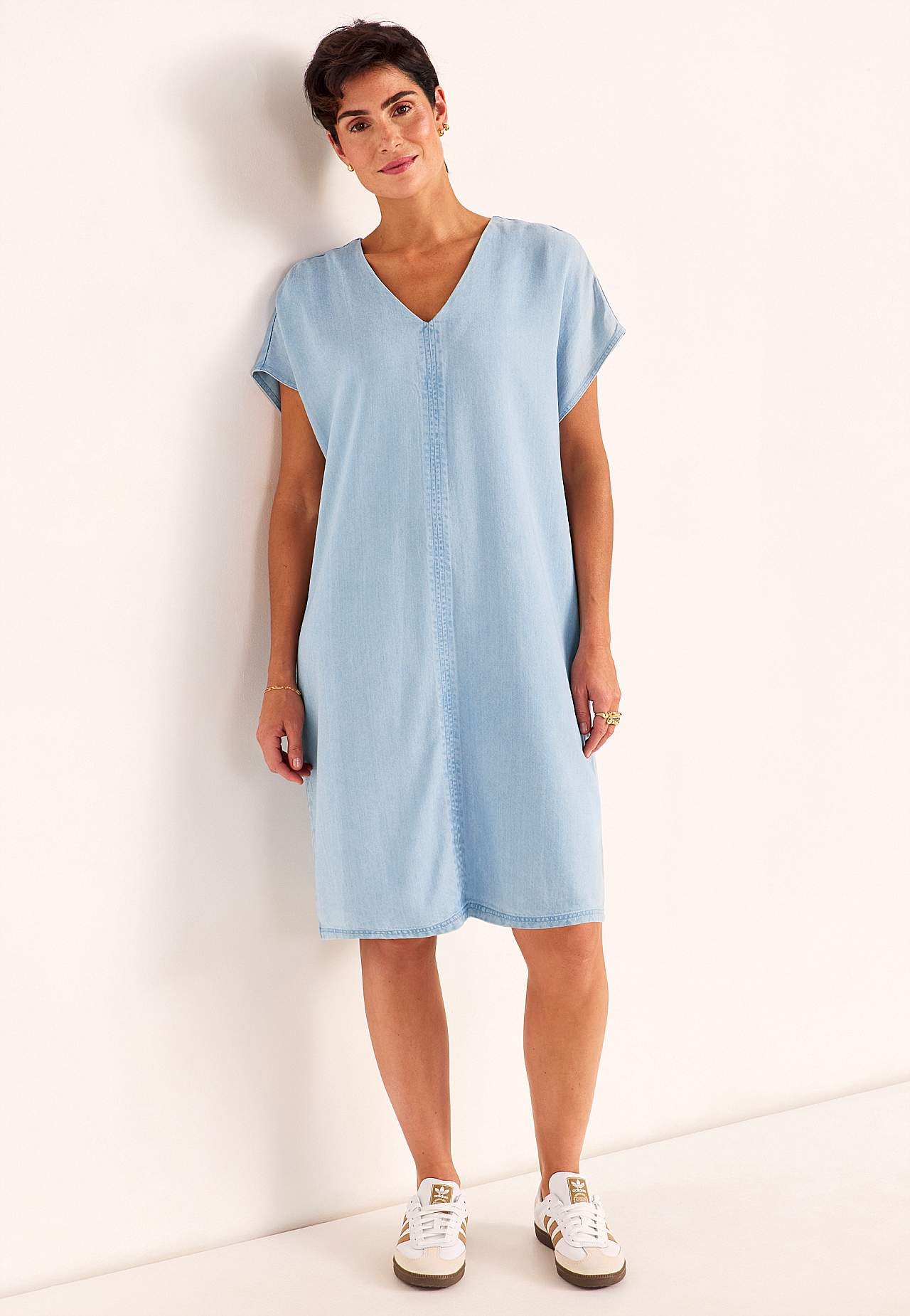 Ultraměkké Premium džínové šaty