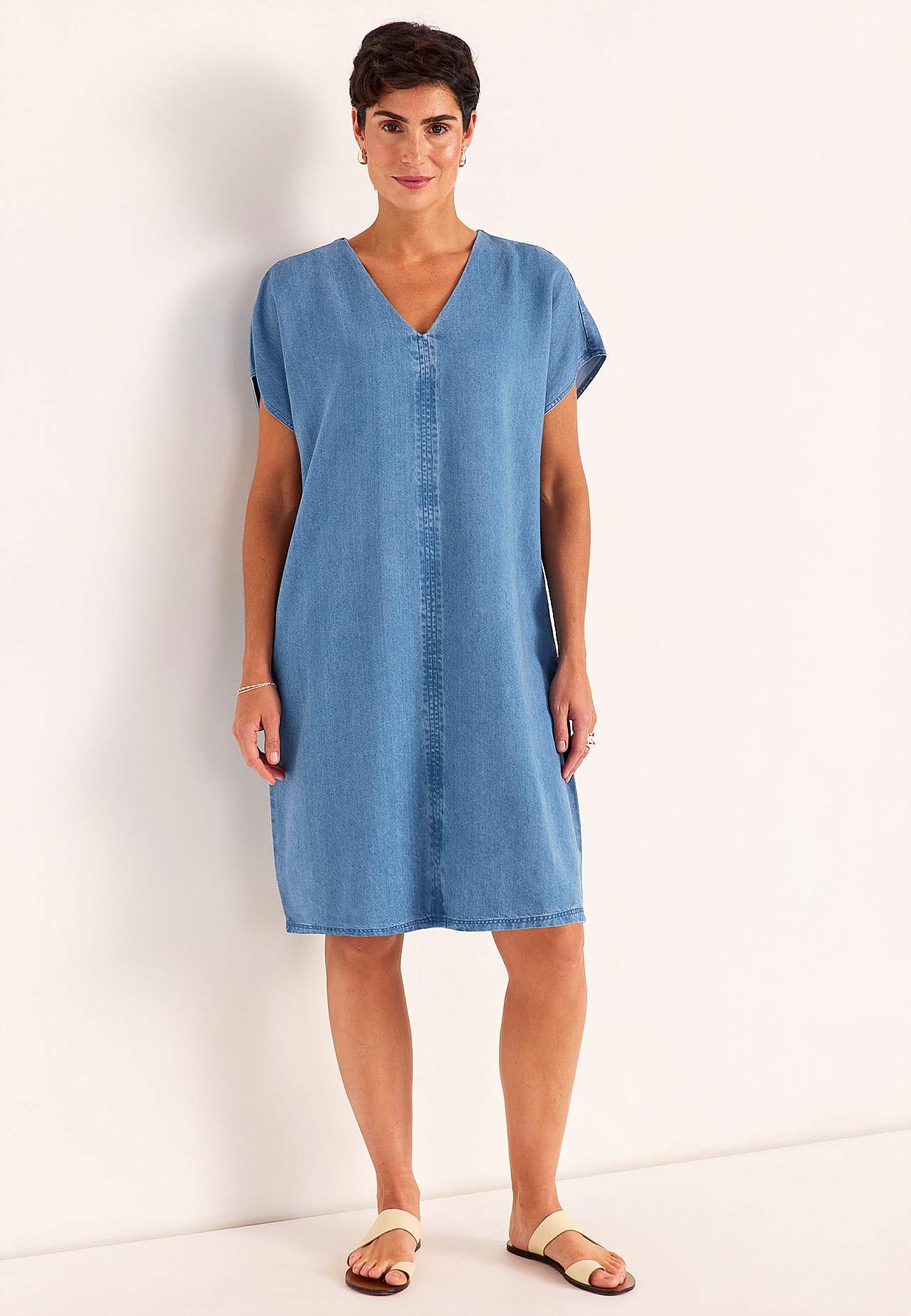 Ultraměkké Premium džínové šaty