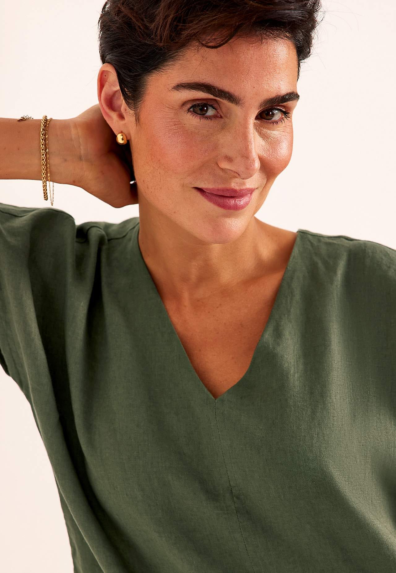 Lněná Premium halenka