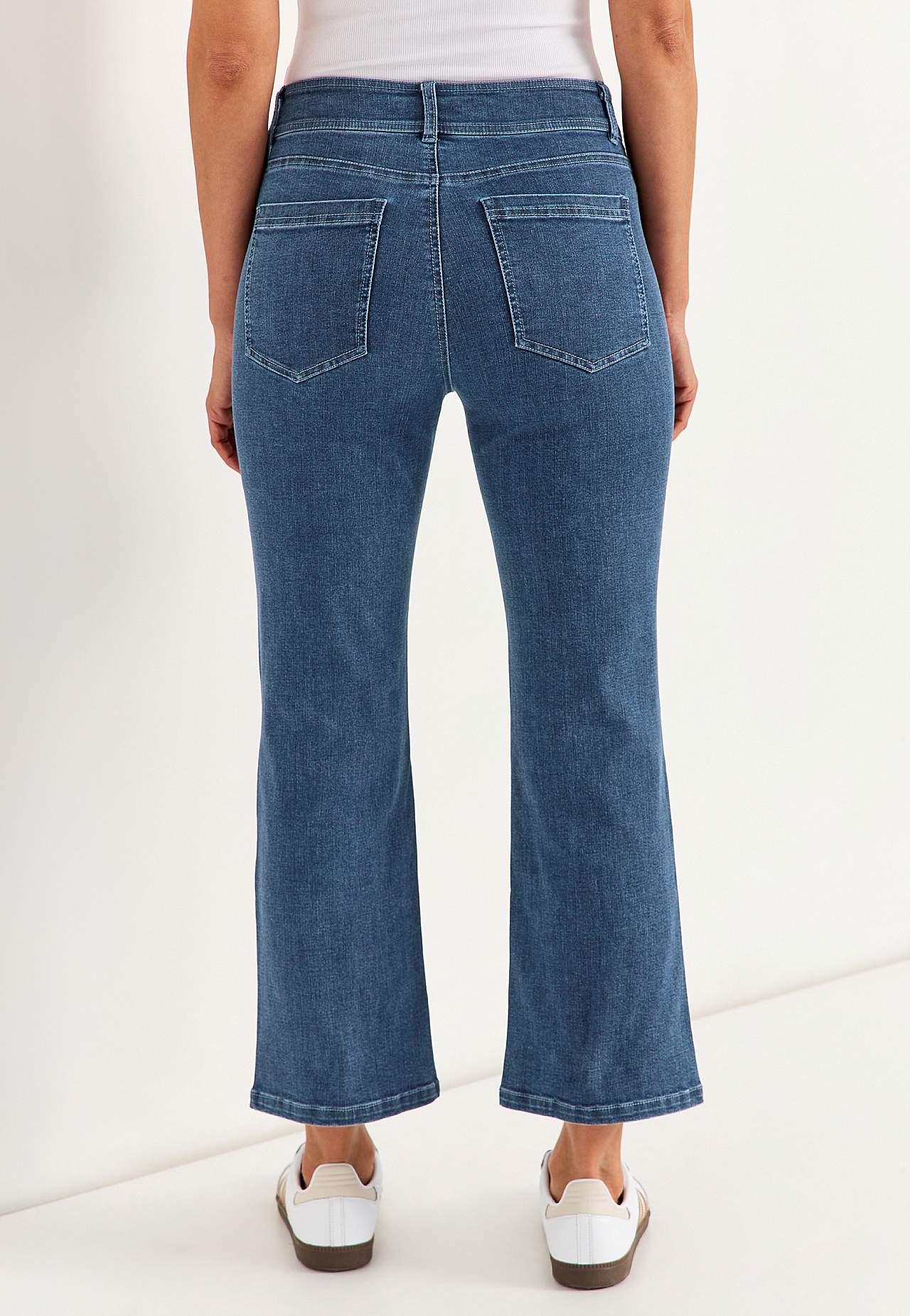 Extra elastické džíny ke kotníkům Sara