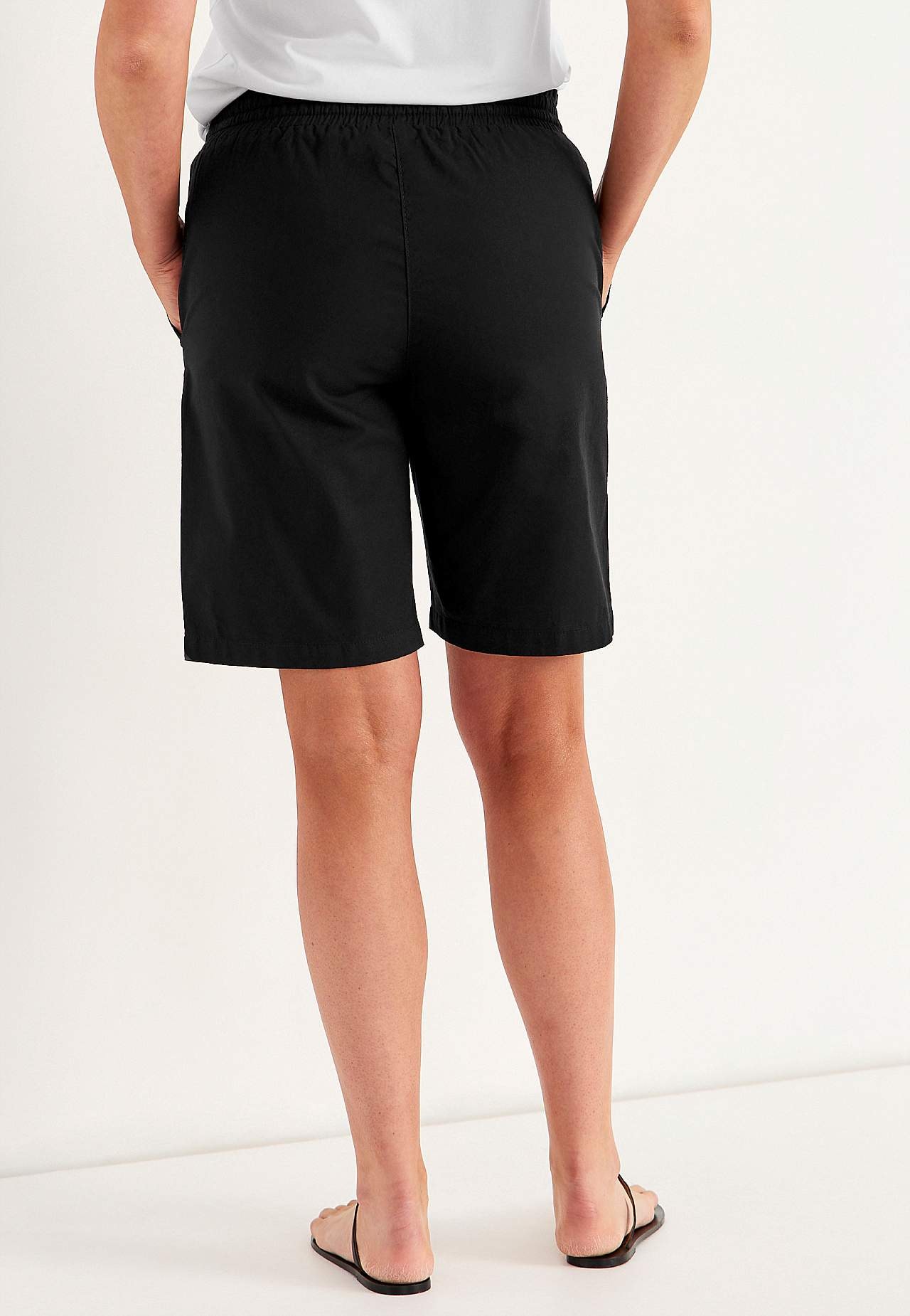 Kraťasy ze seprané bavlny