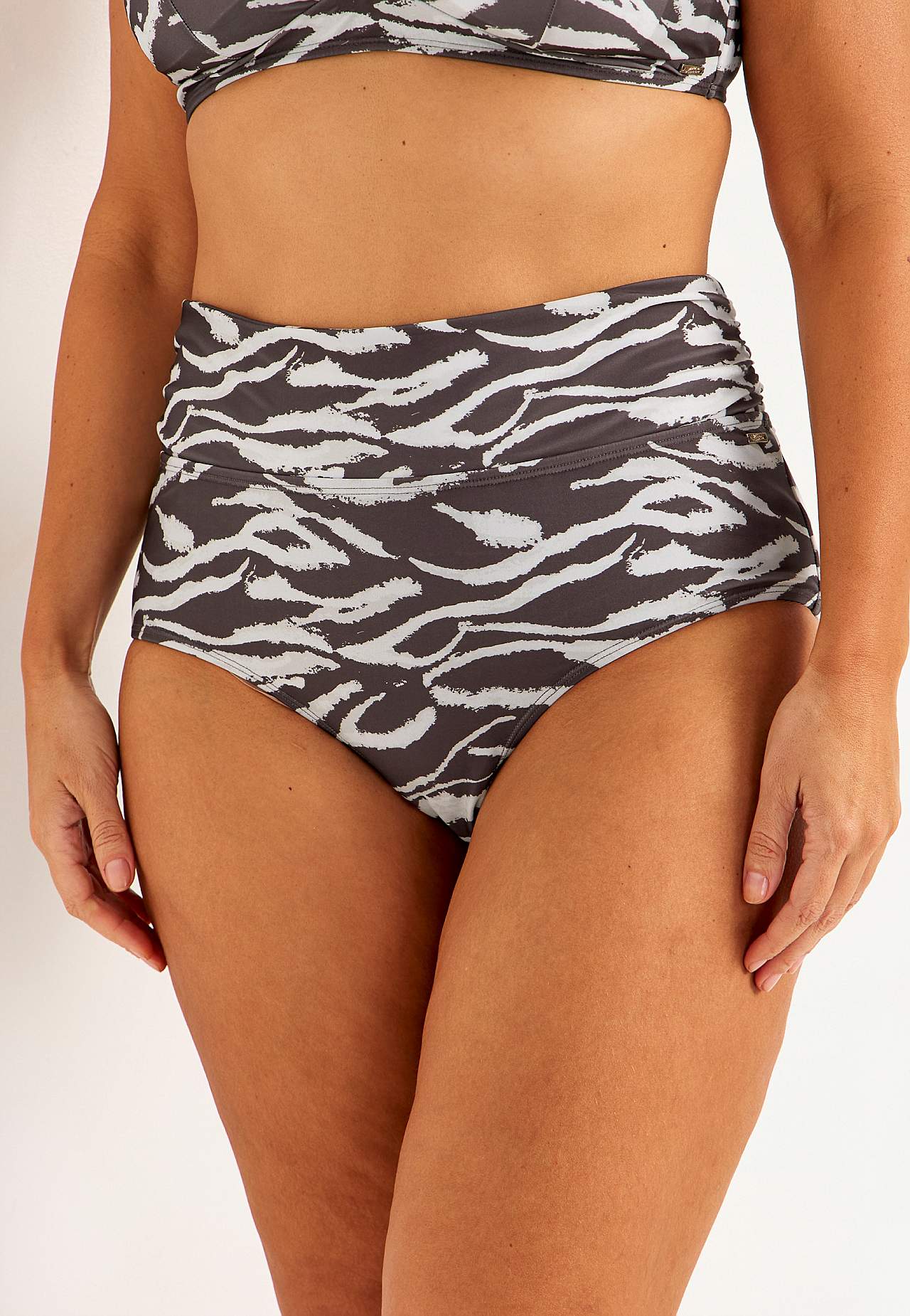 Bikiny kalhotky se skládacím okrajem v pase Amalfi